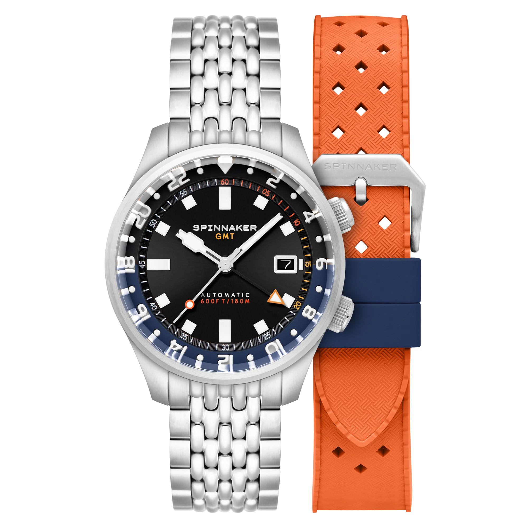 Bradner GMT Automatic Black / Stainless Steel Black Dial