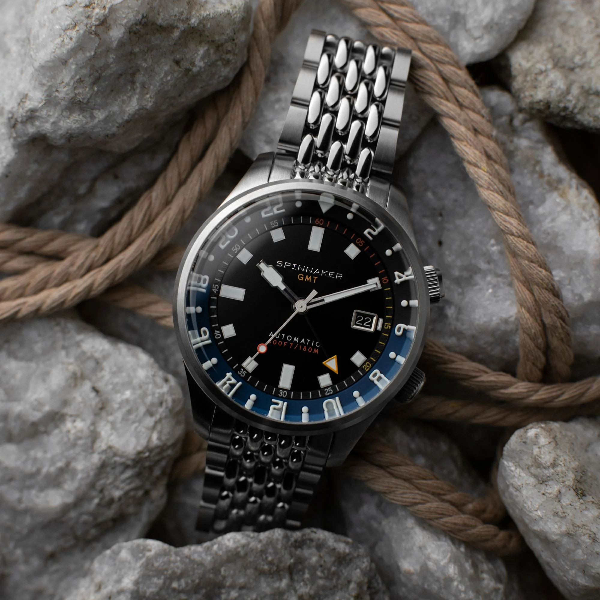 Bradner GMT Automatic Black / Stainless Steel Black Dial - Image 3
