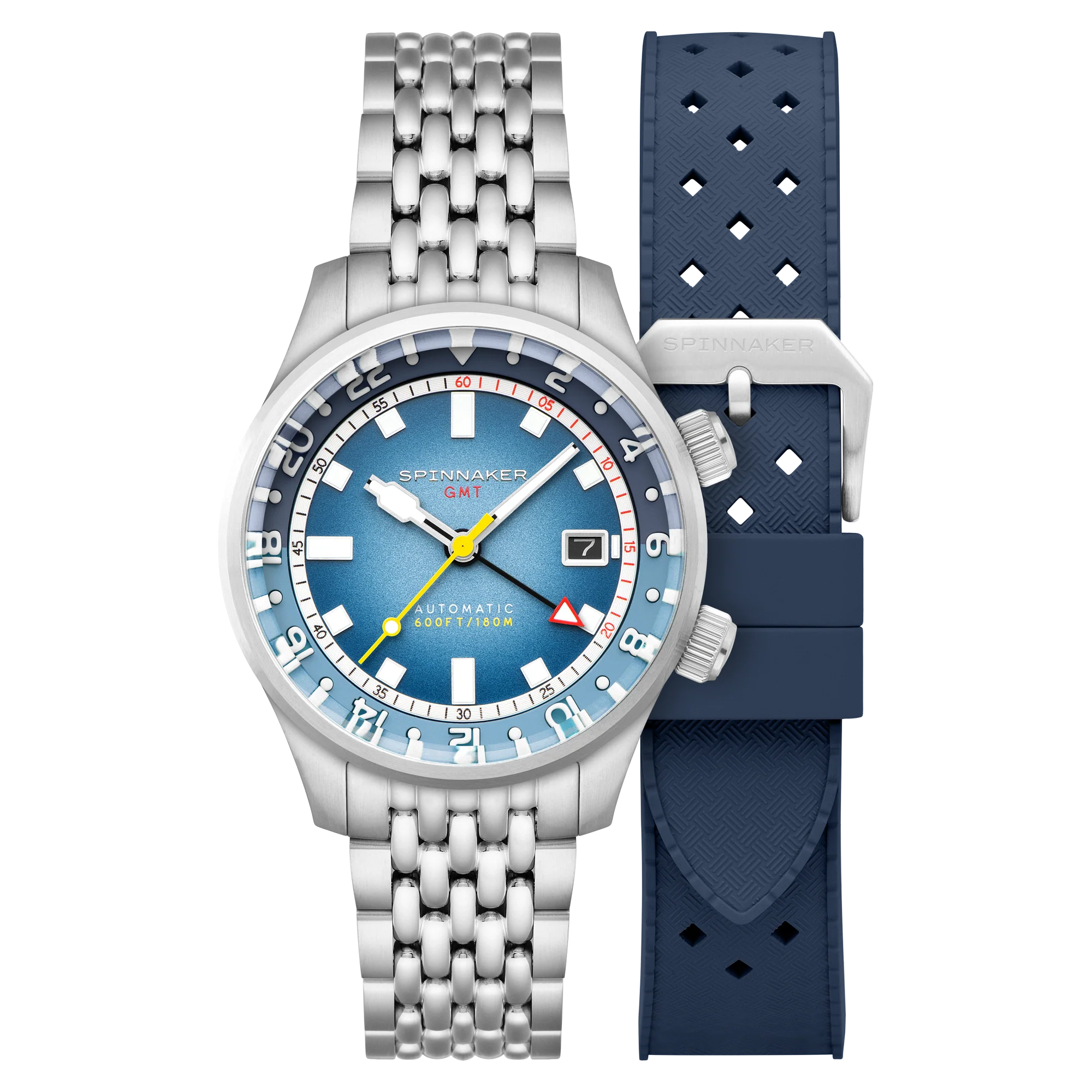 Bradner GMT Automatic Blue/Stainless Steel Blue Dial