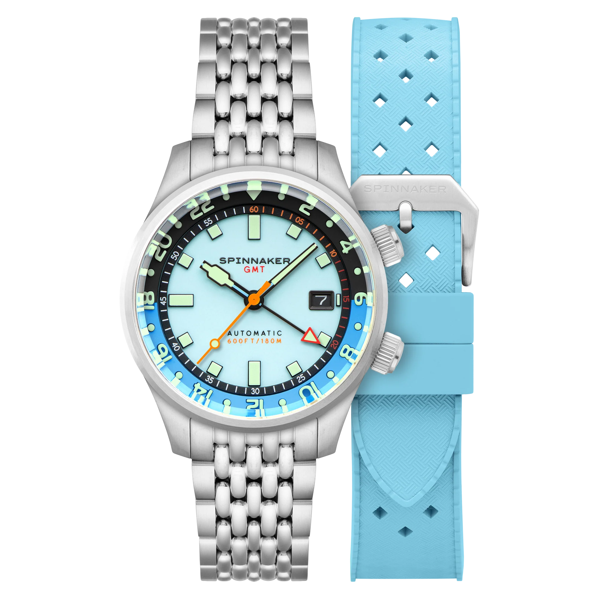 Bradner GMT Automatic Blue/Stainless Steel Blue Dial