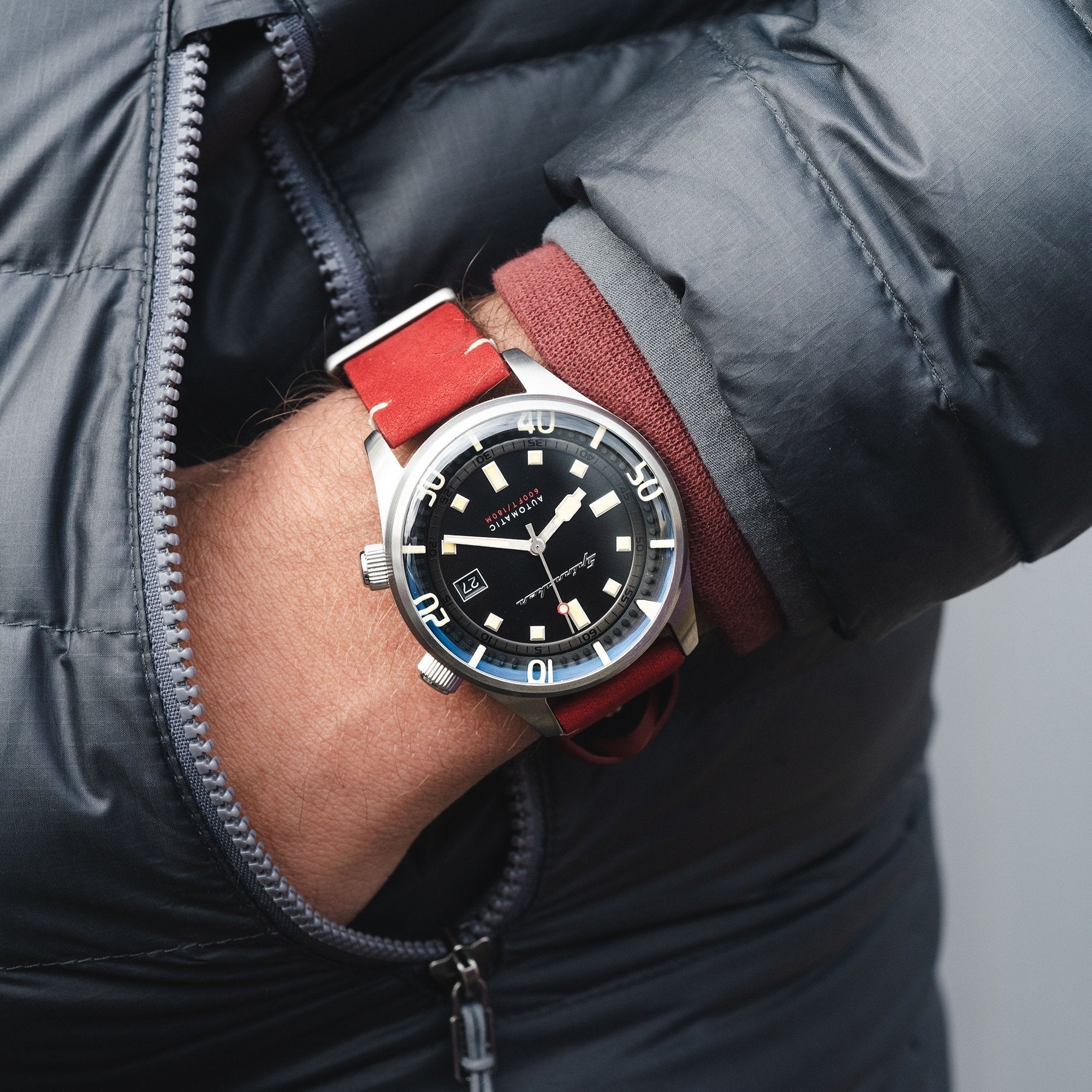 Bradner Black / Leather | Black Dial - Image 7