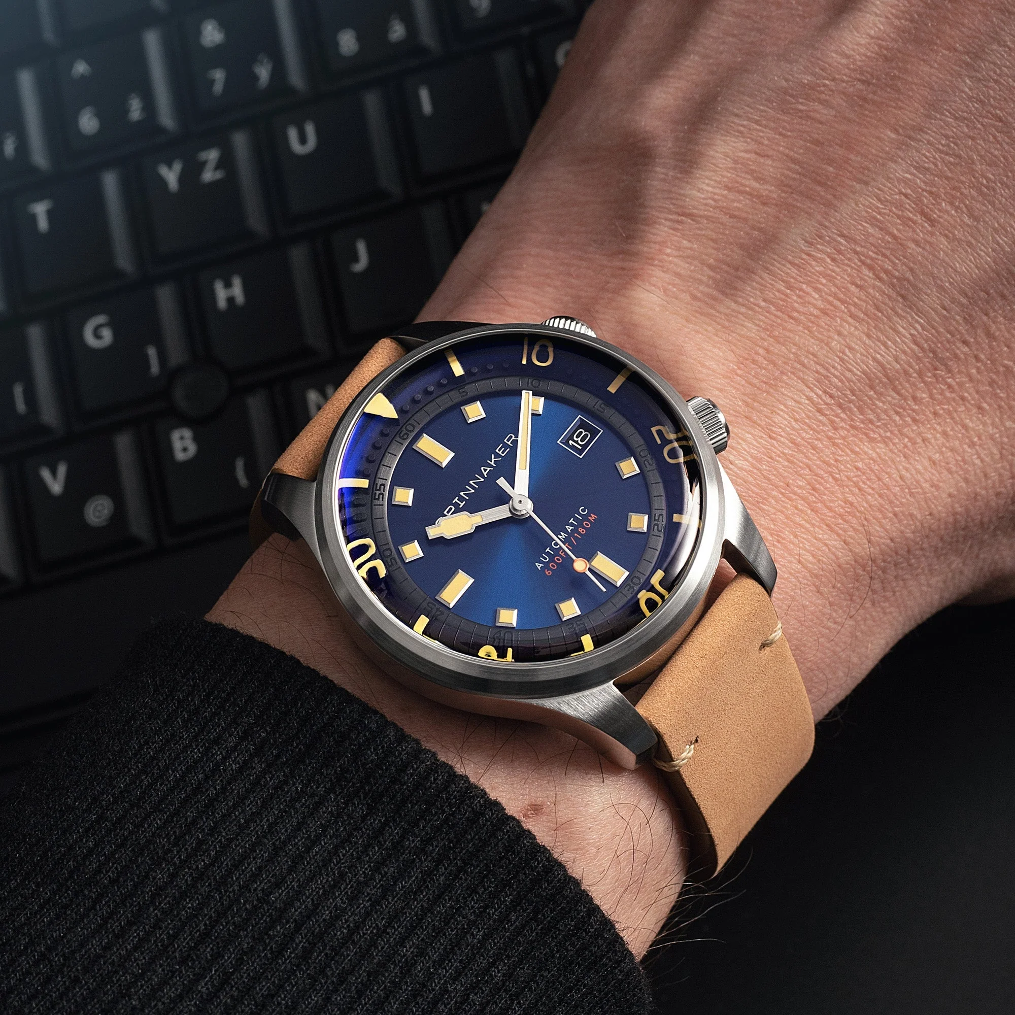 Bradner Blue Dial & Tan / Leather | Blue Dial - Image 3