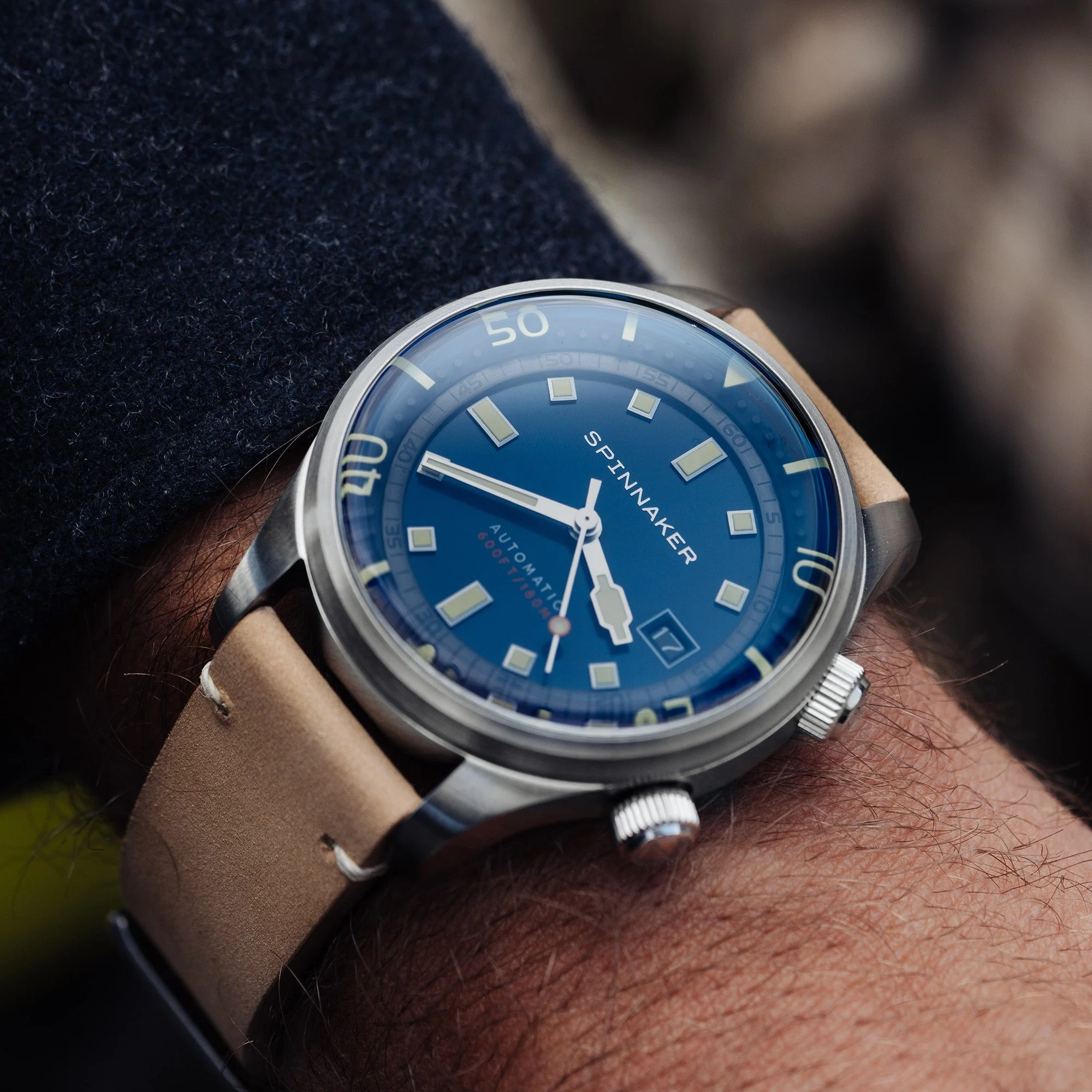 Bradner Blue Dial & Tan / Leather | Blue Dial - Image 4