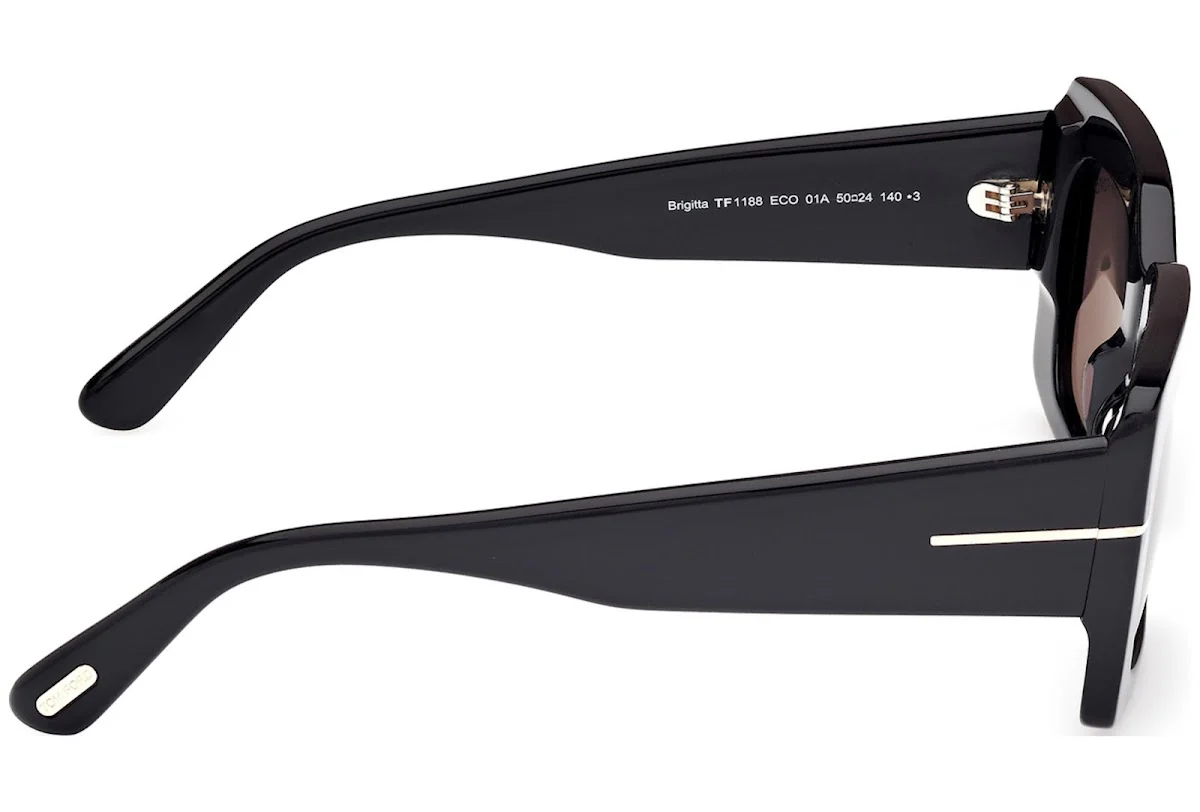 BRIGITTA SHINY BLACK / SMOKE - Image 4