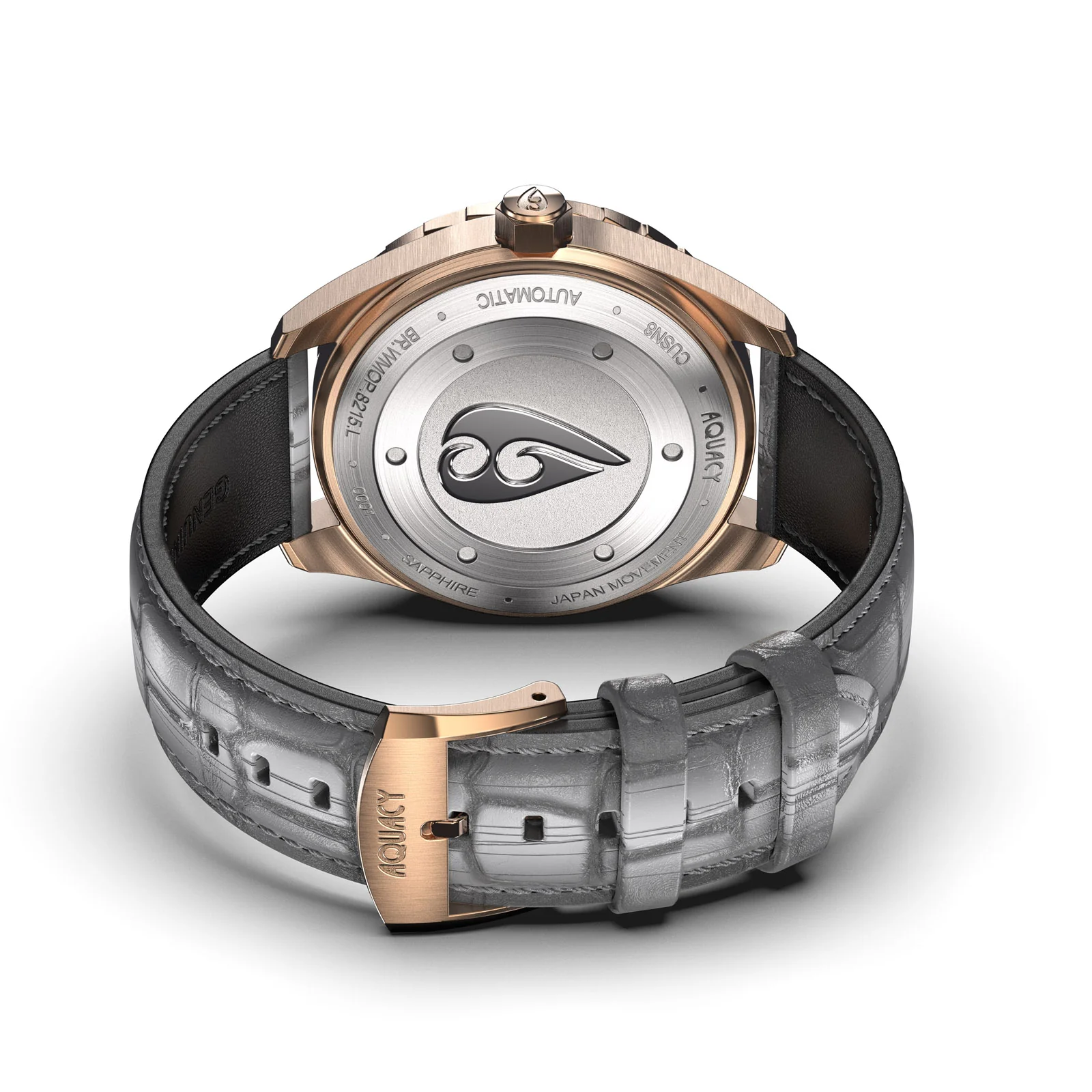 Bronze CuSn8 Men's White Mother of Pearl Automatic Watch White Mother of Pearl | Mother of Pearl Dial - Image 8
