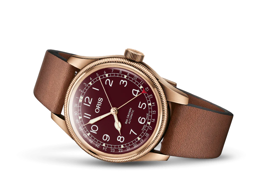 Bronze Pointer Date Red / Leather | Red Dial - Image 2