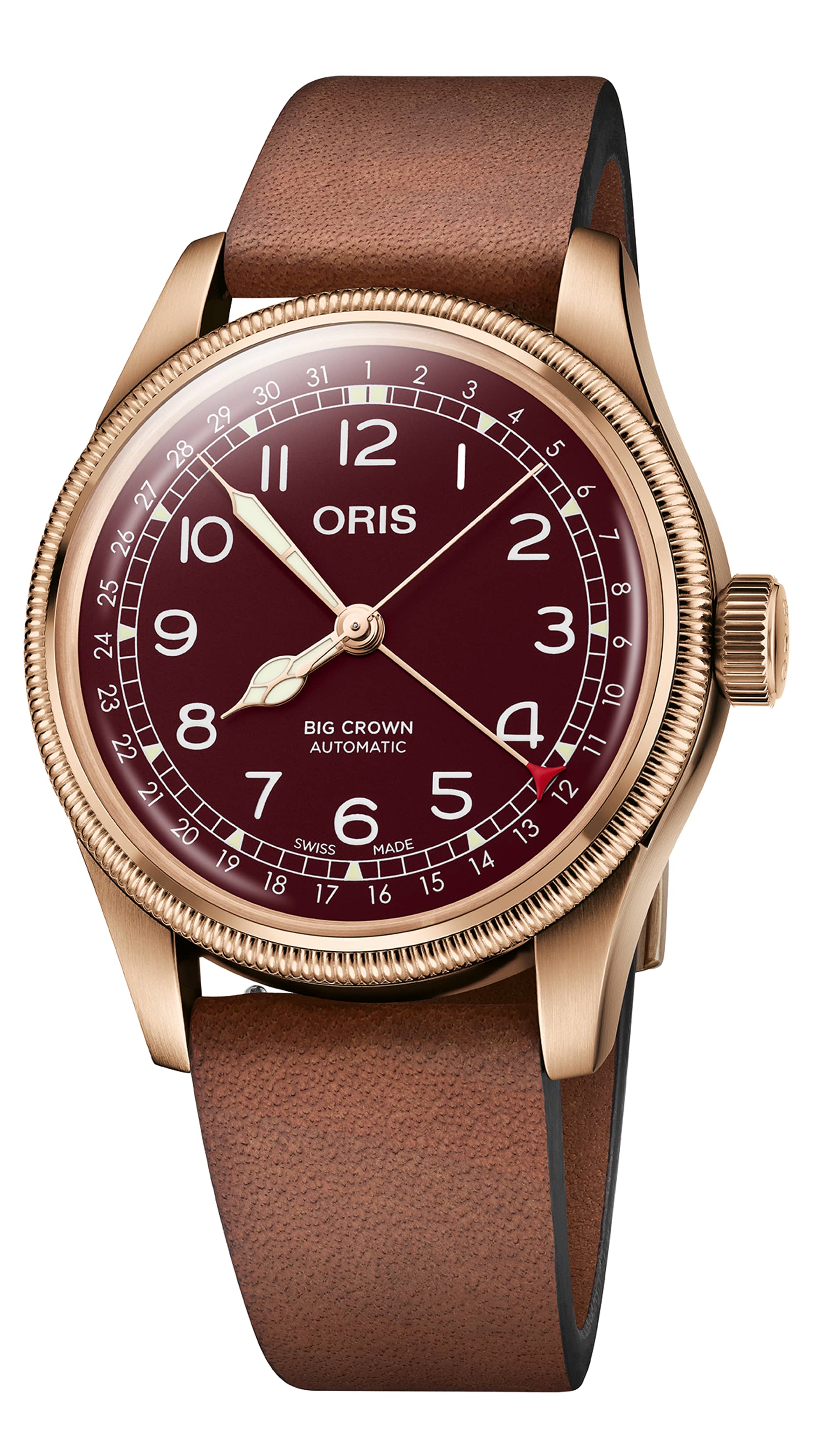 Bronze Pointer Date Red / Leather | Red Dial - Image 3