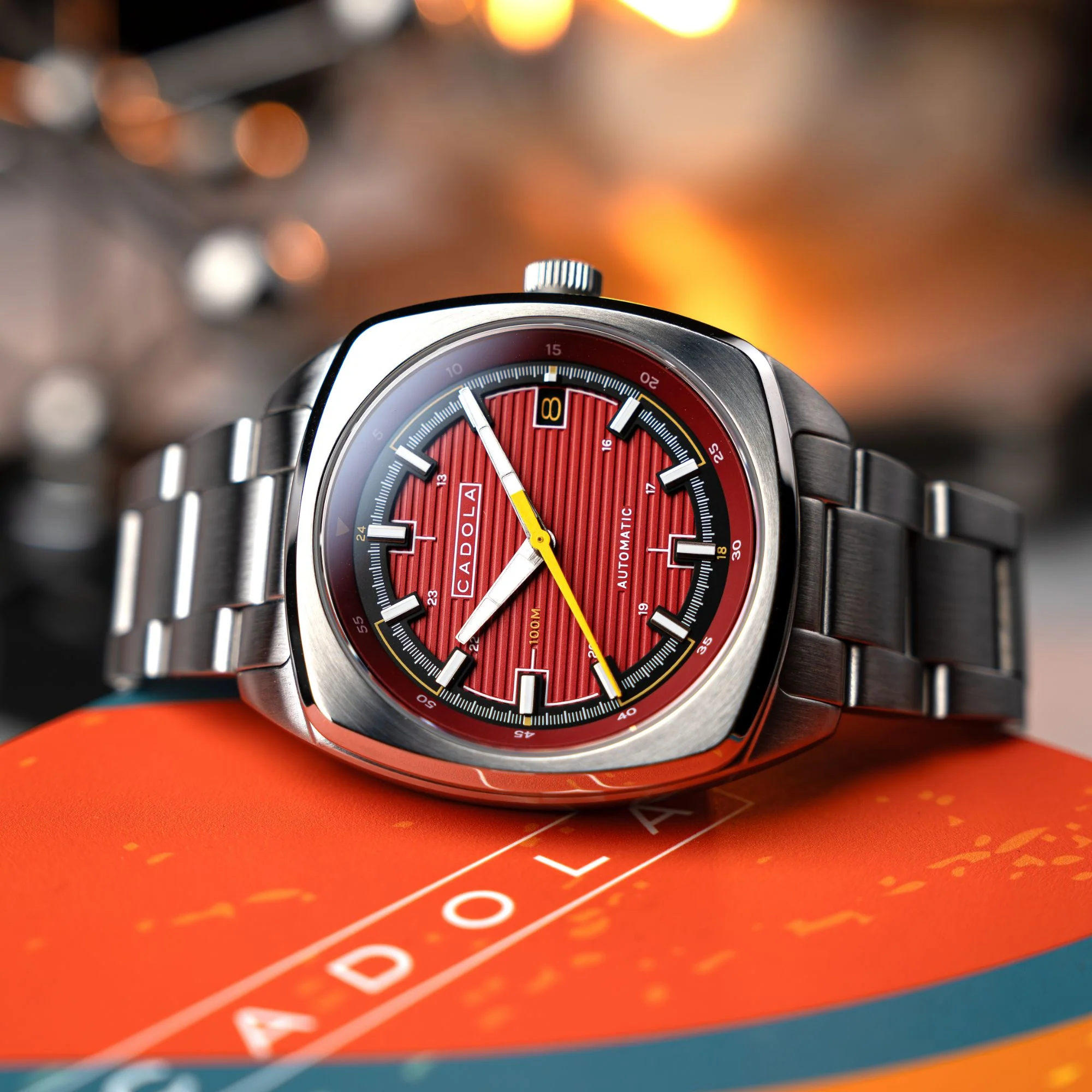 Buxton Automatic Red/ Stainless Steel Stainless Steel | Red Dial - Image 3