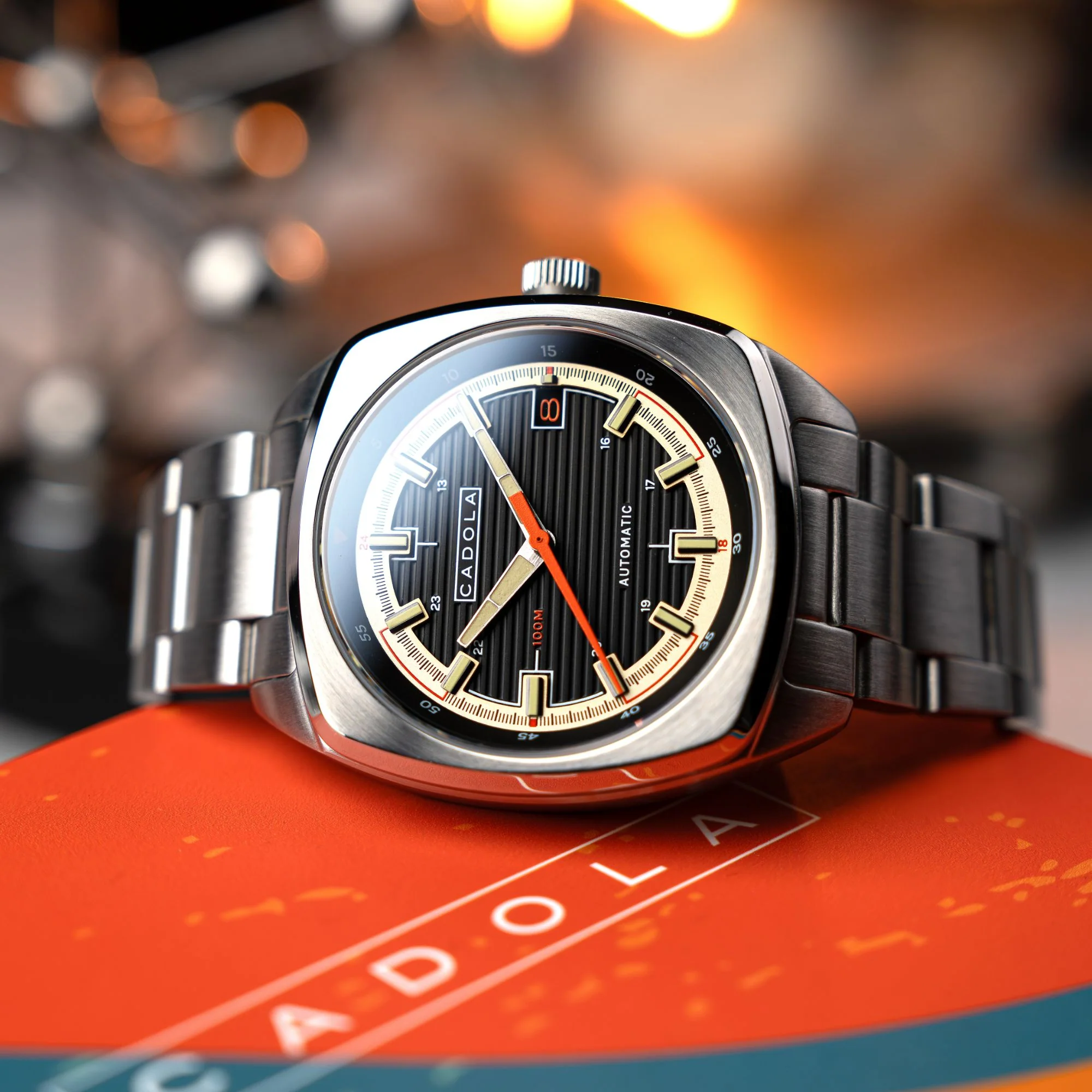 Buxton Automatic Black/ Stainless Steel Stainless Steel | Black Dial - Image 3