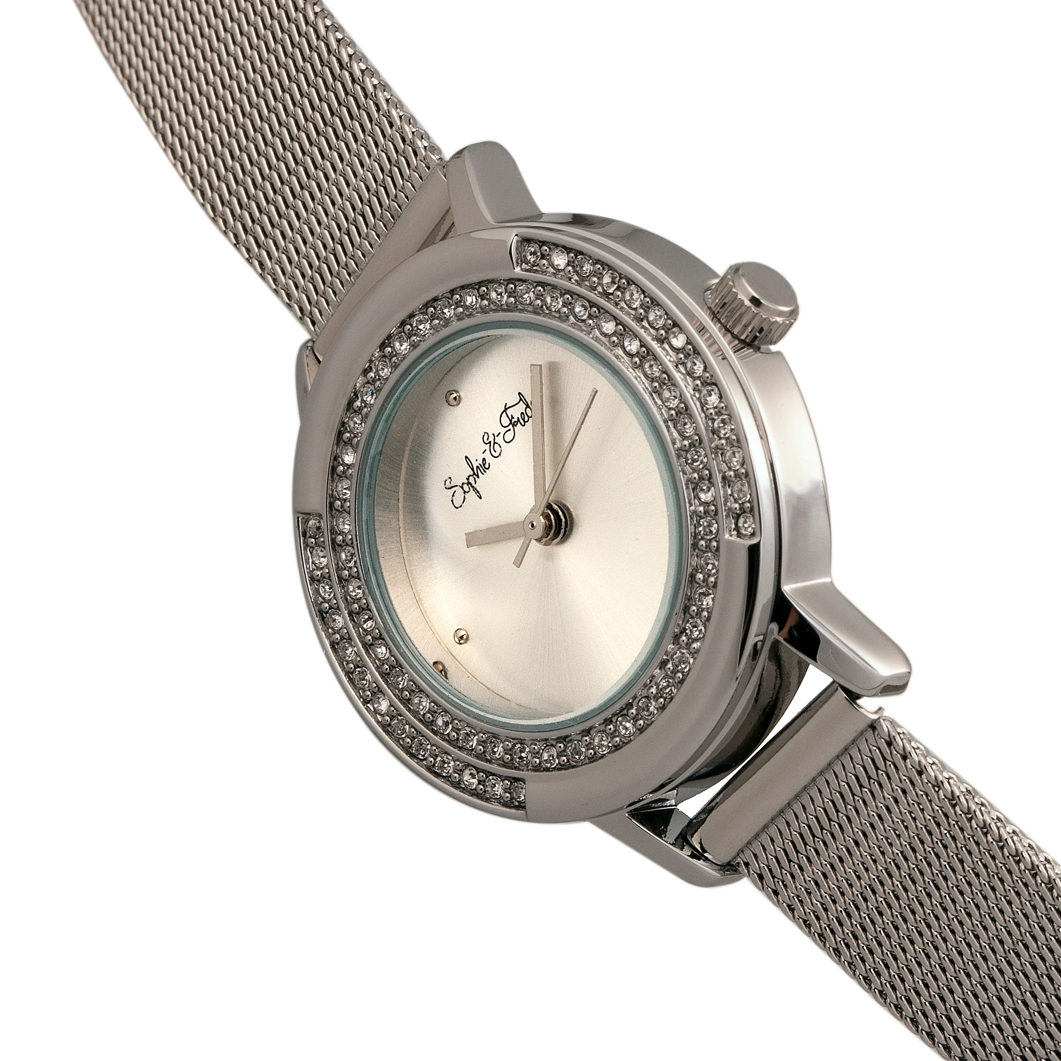 Cambridge w/ Swarovski Crystals Silver | Silver Dial - Image 3