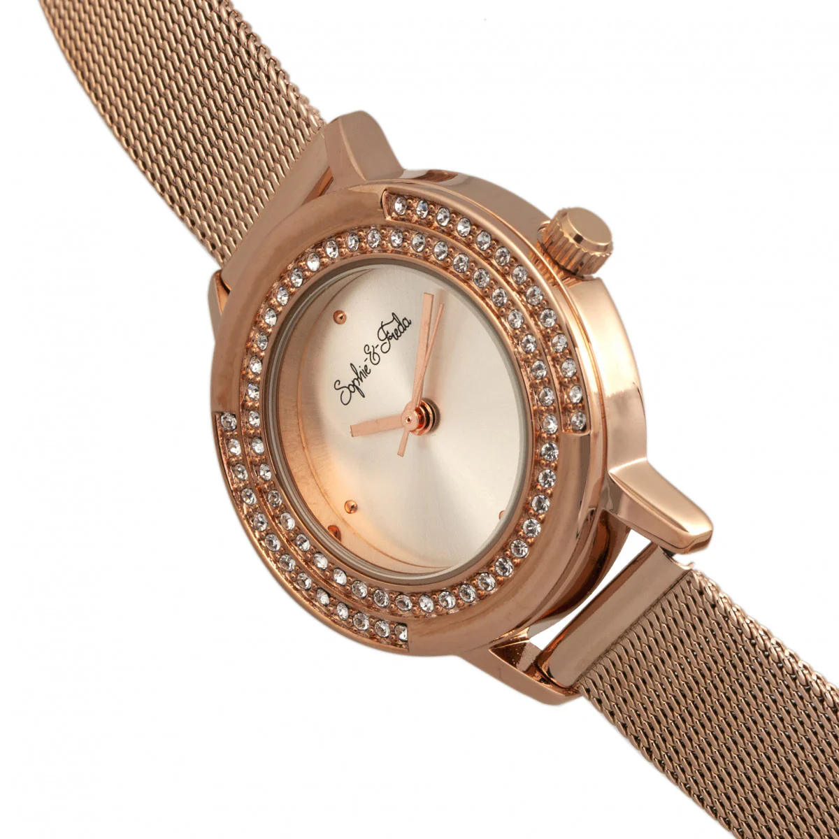 Cambridge w/ Swarovski Crystals Rose Gold | Silver Dial - Image 3