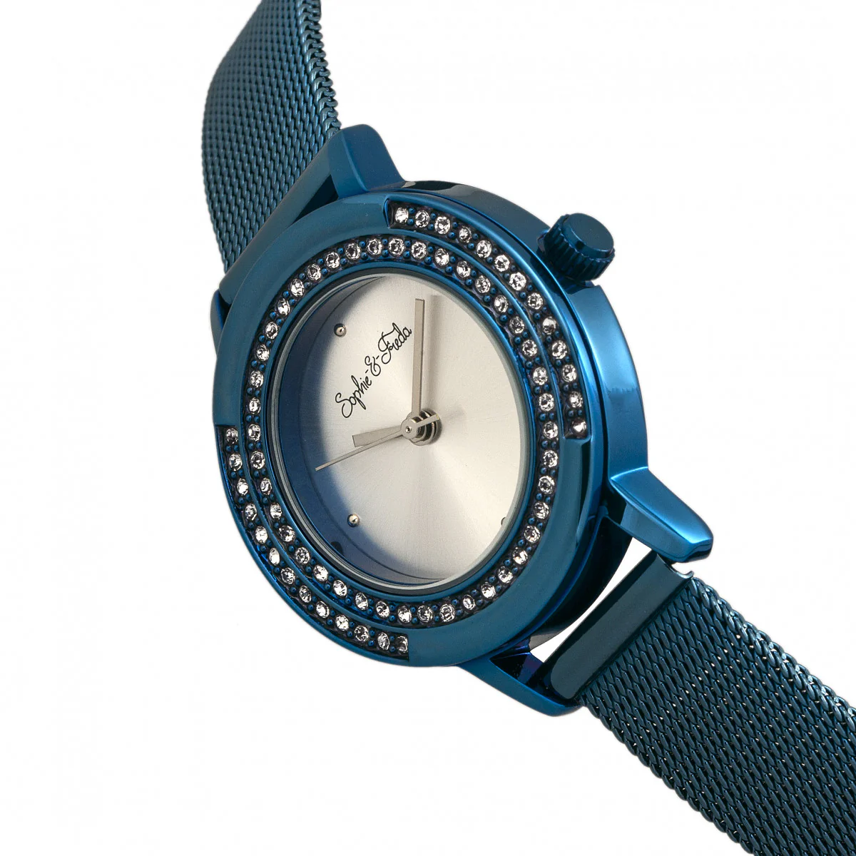 Cambridge w/ Swarovski Crystals Blue | Silver Dial - Image 3