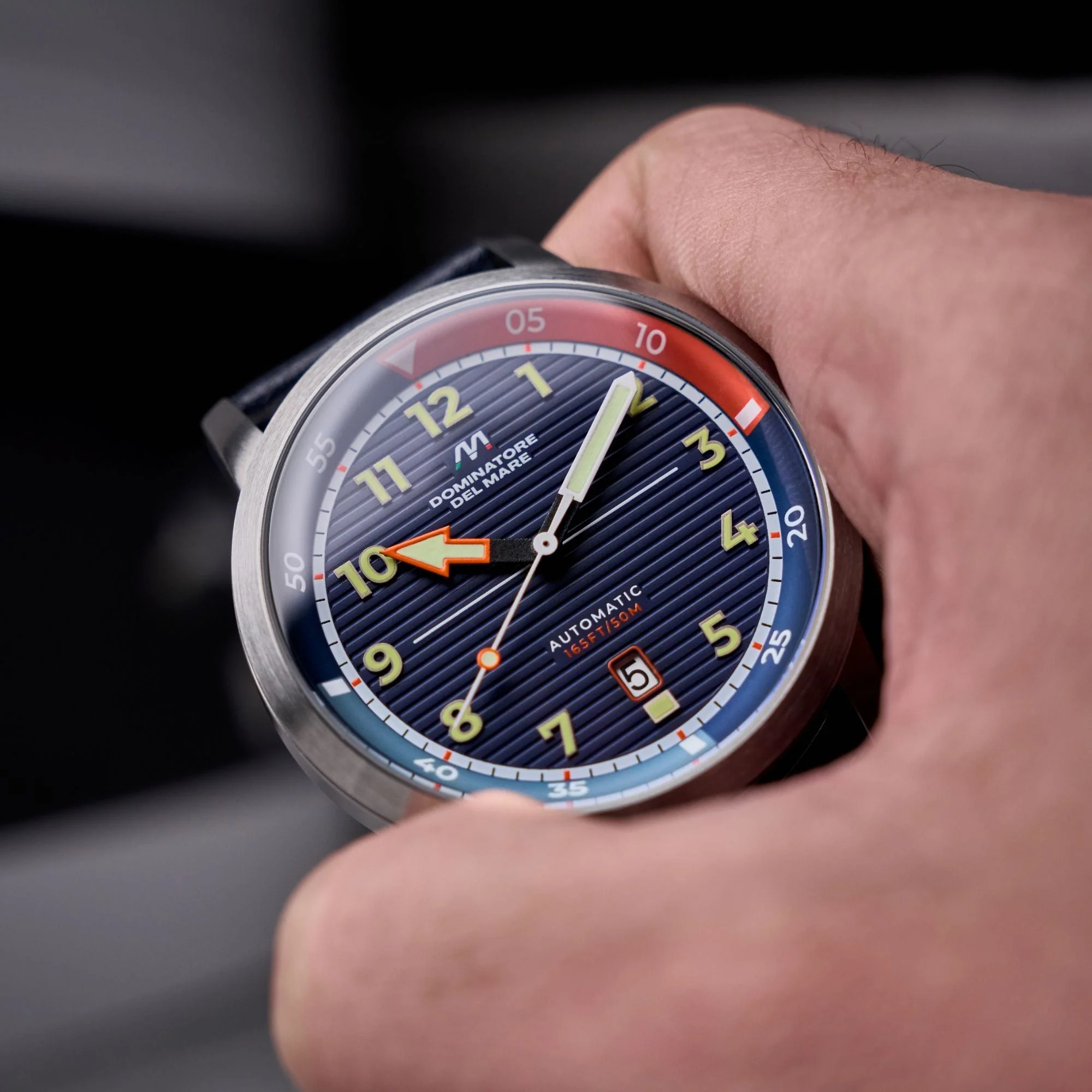 Camogli Automatic Blue / Blue Leather | Blue Dial - Image 2