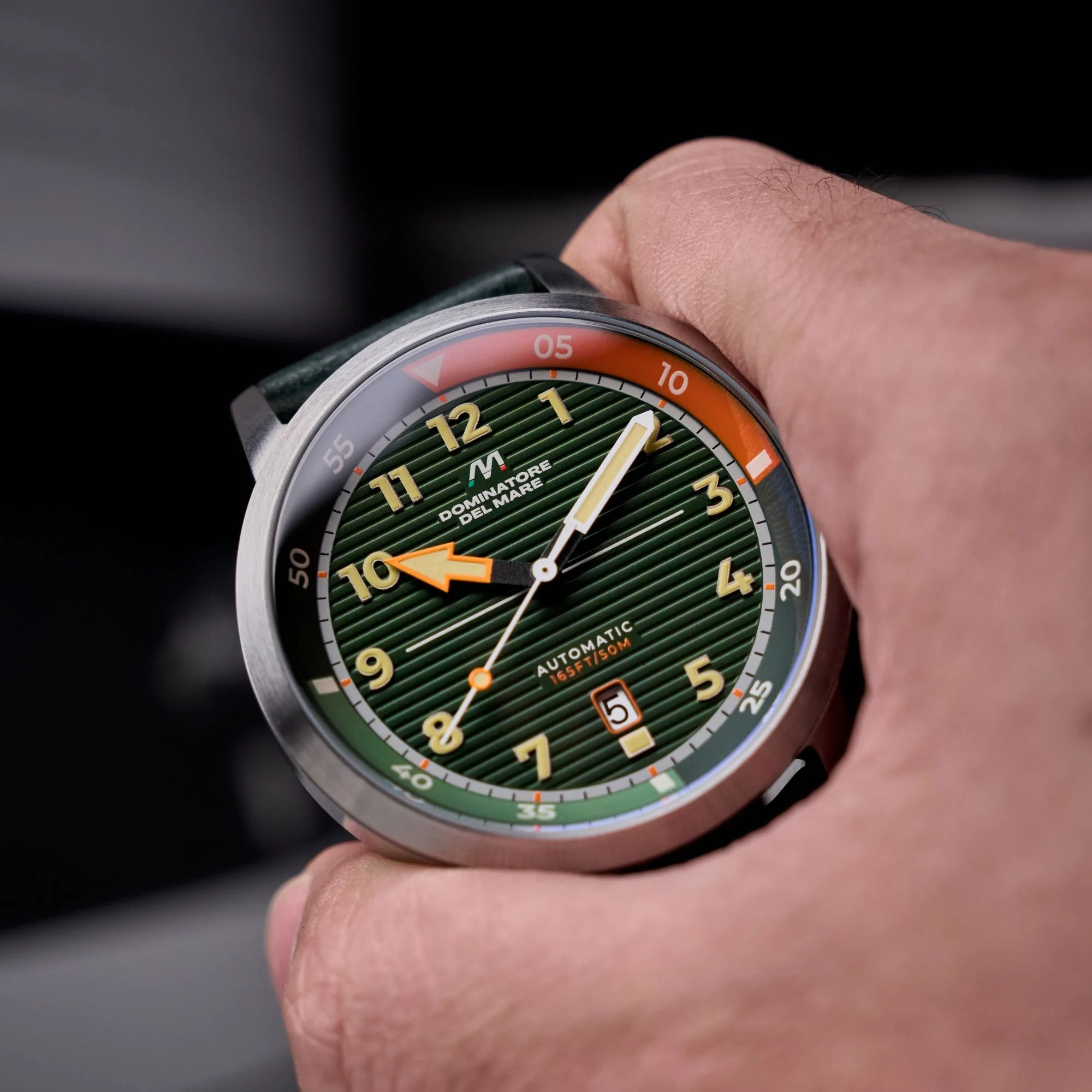 Camogli Automatic Green / Green Leather | Green Dial - Image 2