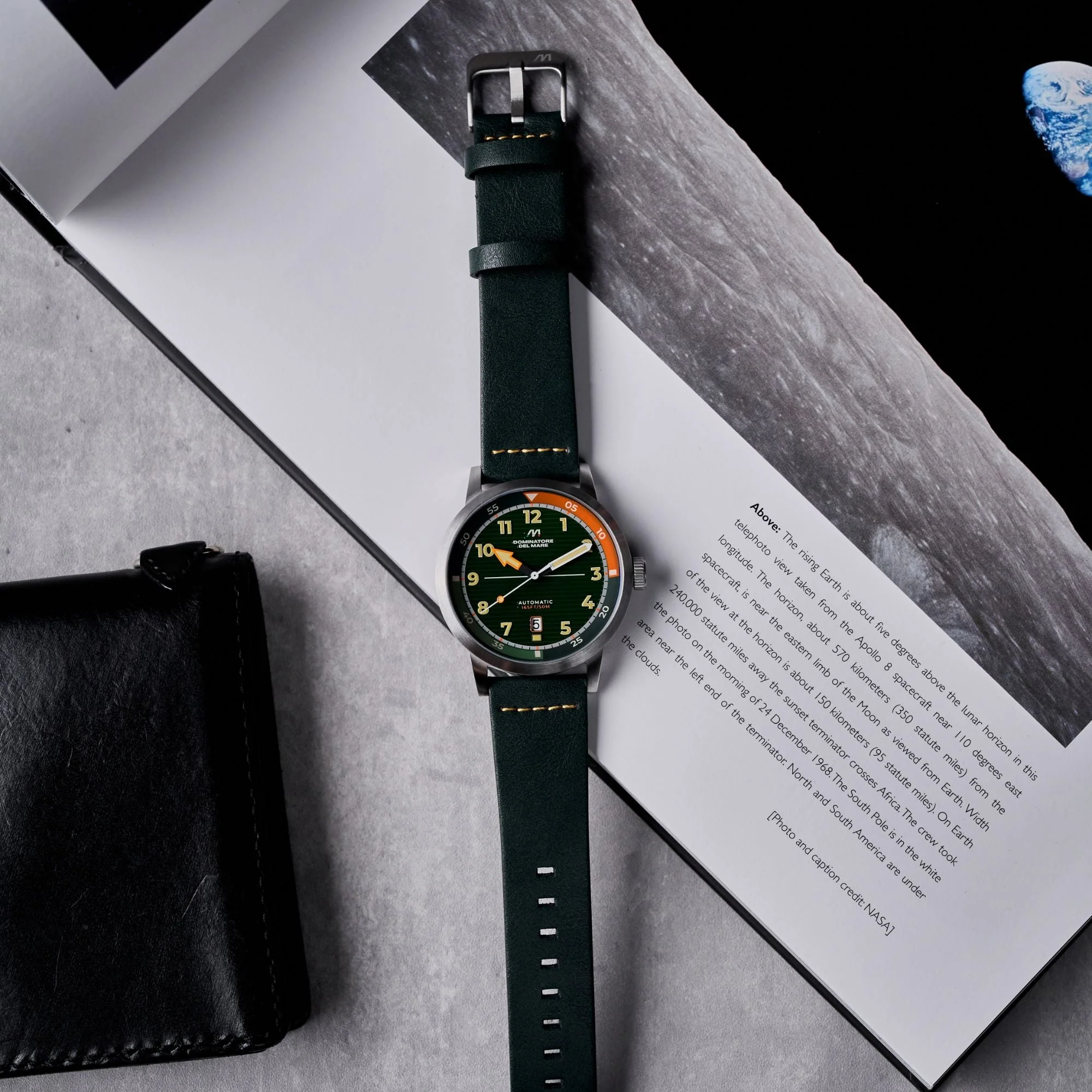 Camogli Automatic Green / Green Leather | Green Dial - Image 3