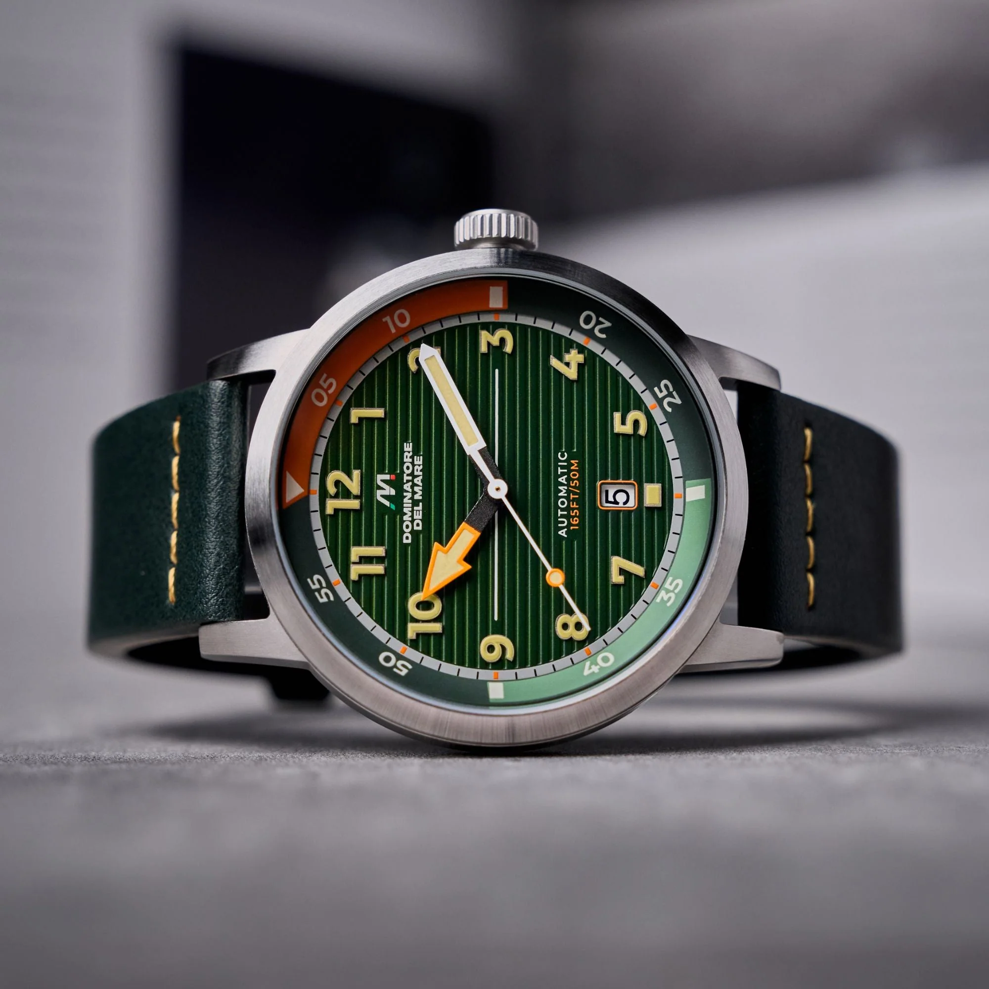 Camogli Automatic Green / Green Leather | Green Dial - Image 4