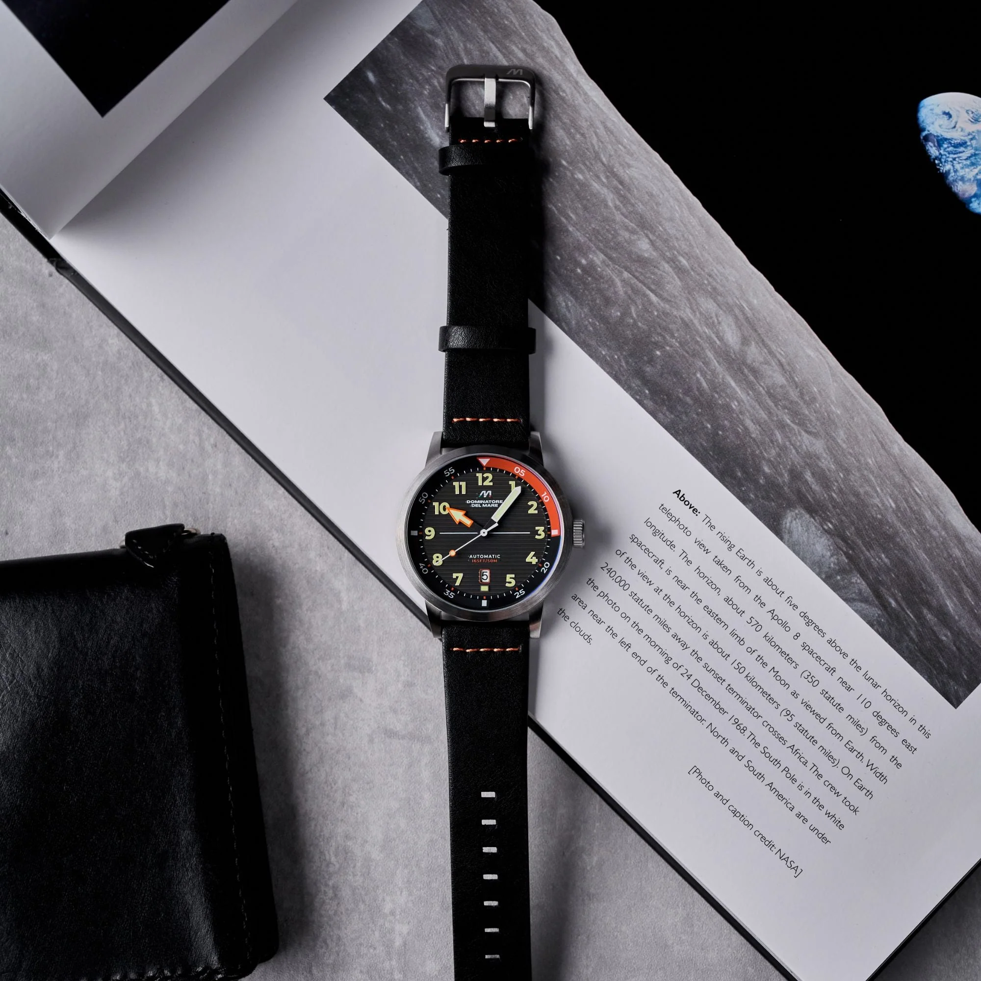 Camogli Automatic Grey / Black Leather | Grey Dial - Image 3