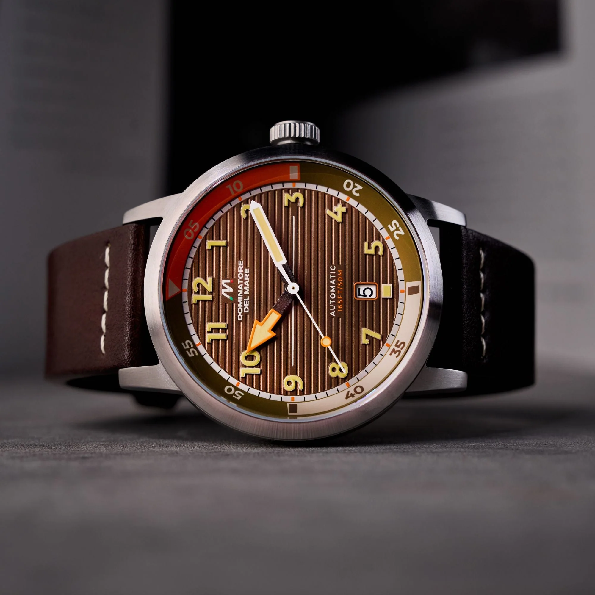 Camogli Automatic Brown / Brown Leather | Brown Dial - Image 2