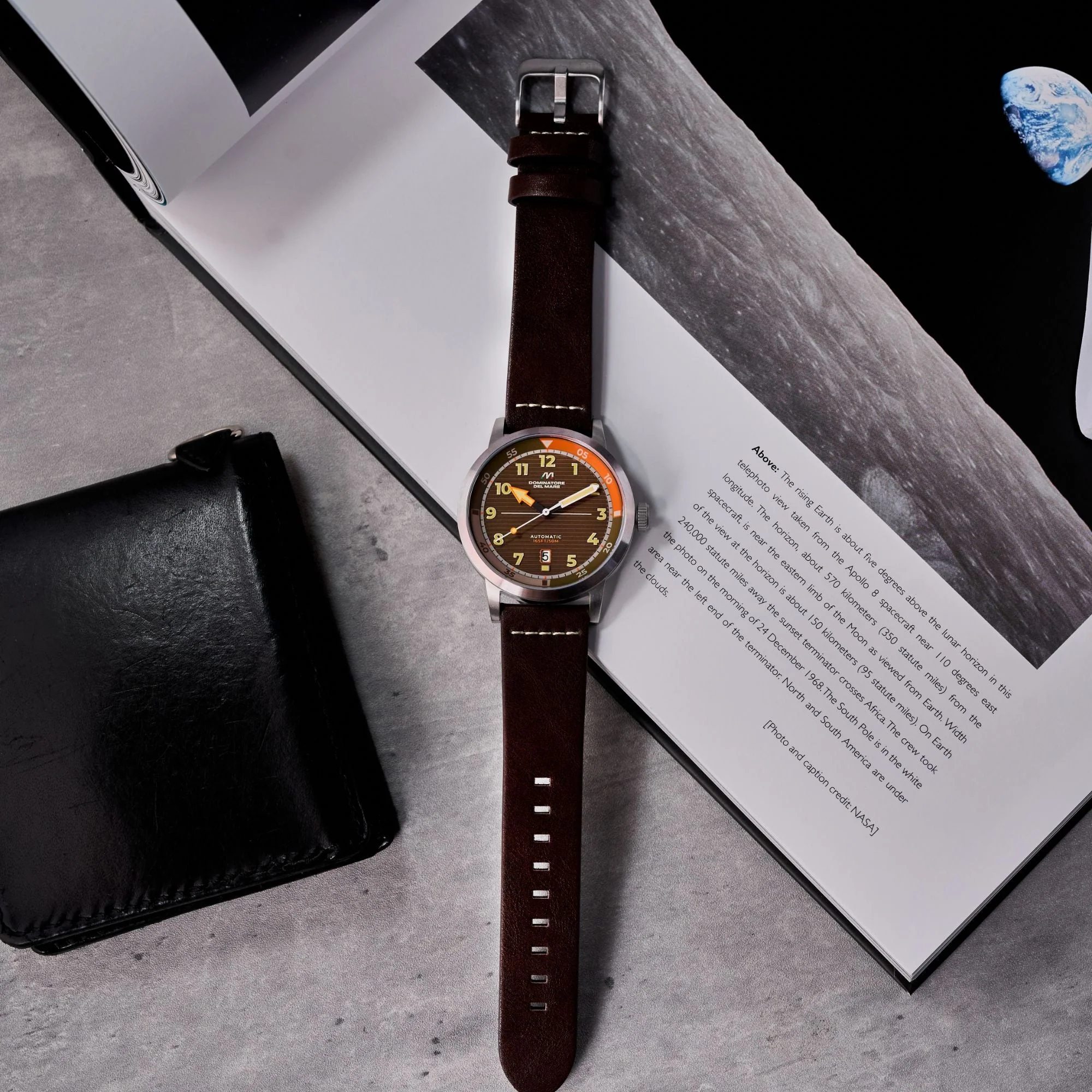 Camogli Automatic Brown / Brown Leather | Brown Dial - Image 3