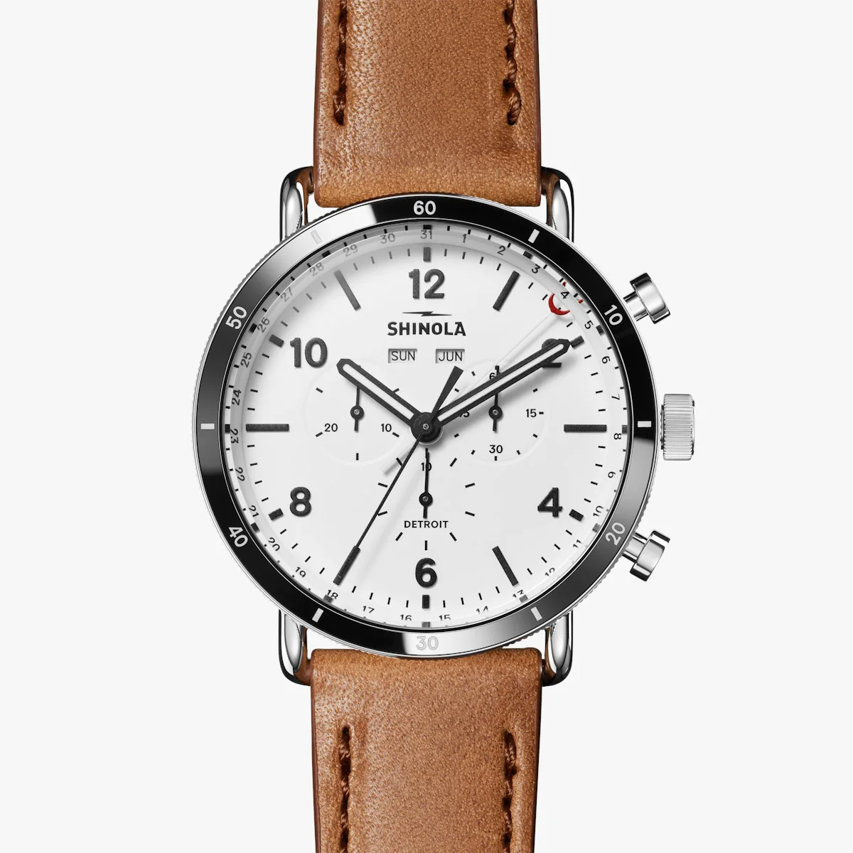 Canfield Chrono 45mm White | White Dial - Image 2