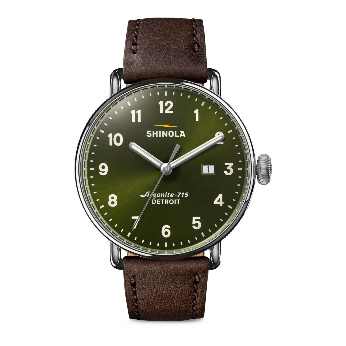 Canfield Watch Dark Olive Dark Olive | Dark Olive Dial