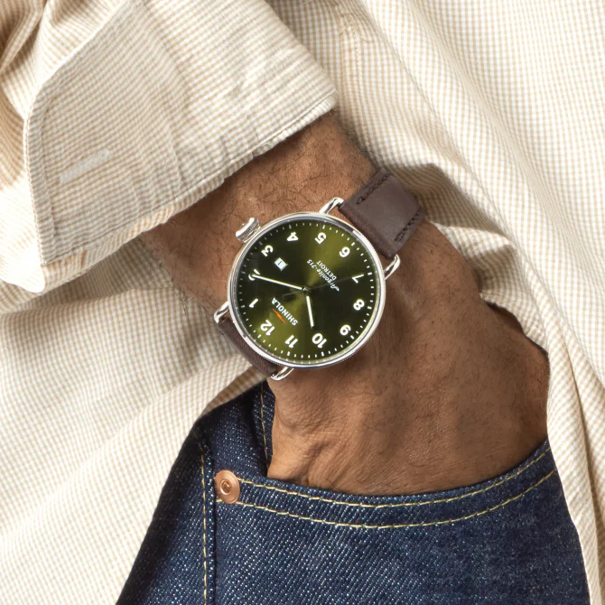 Canfield Watch Dark Olive Dark Olive | Dark Olive Dial - Image 4