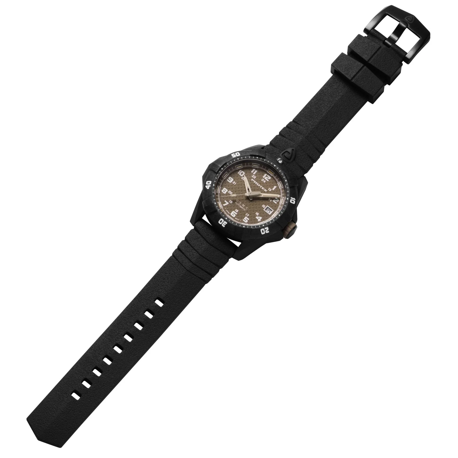 Carbon USMC Dive Tan | Tan / sand (desert) dial (Long Island Watch) Dial - Image 3
