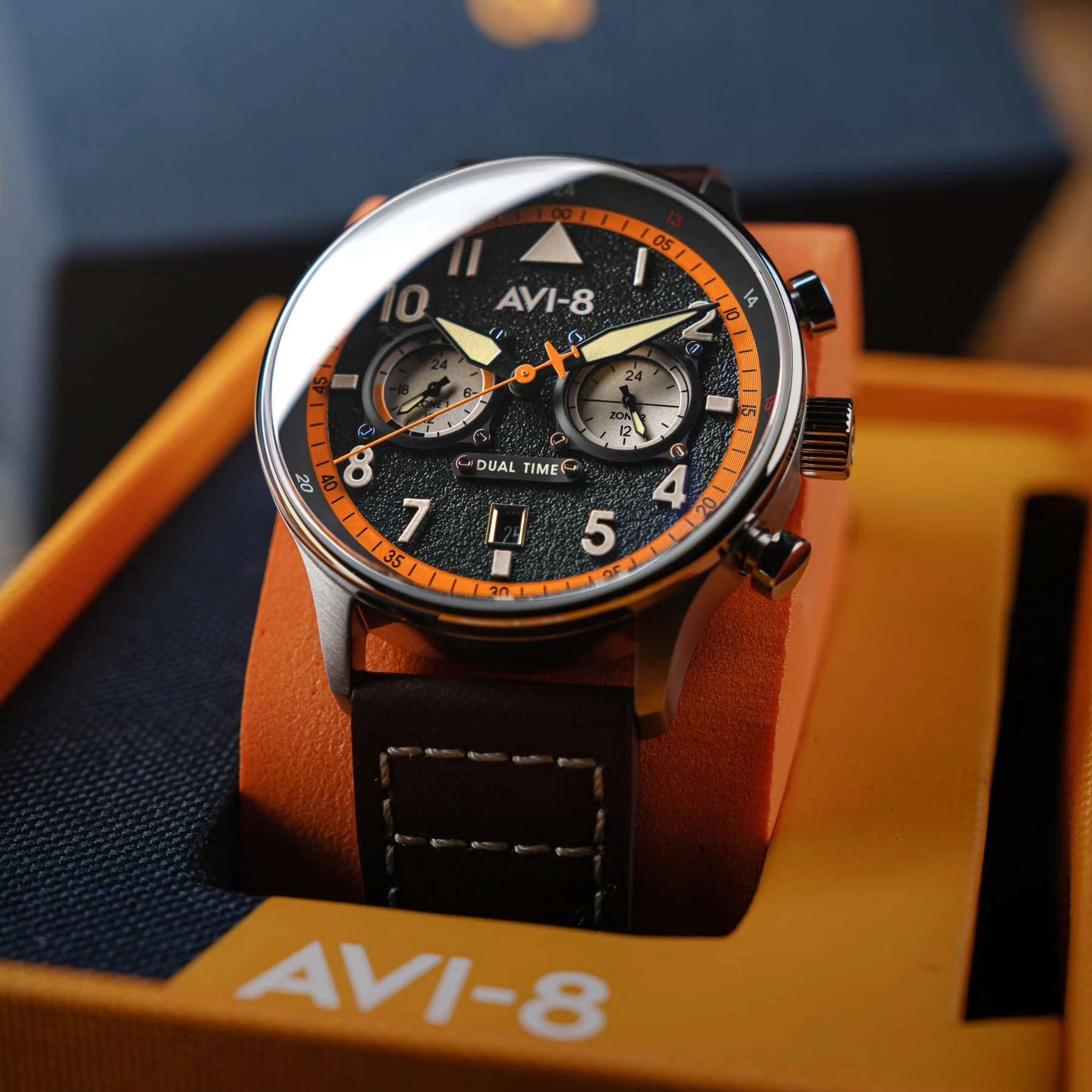 Carey Dual Time Imperial War Museums Edition Black / Leather | Black Dial - Image 3