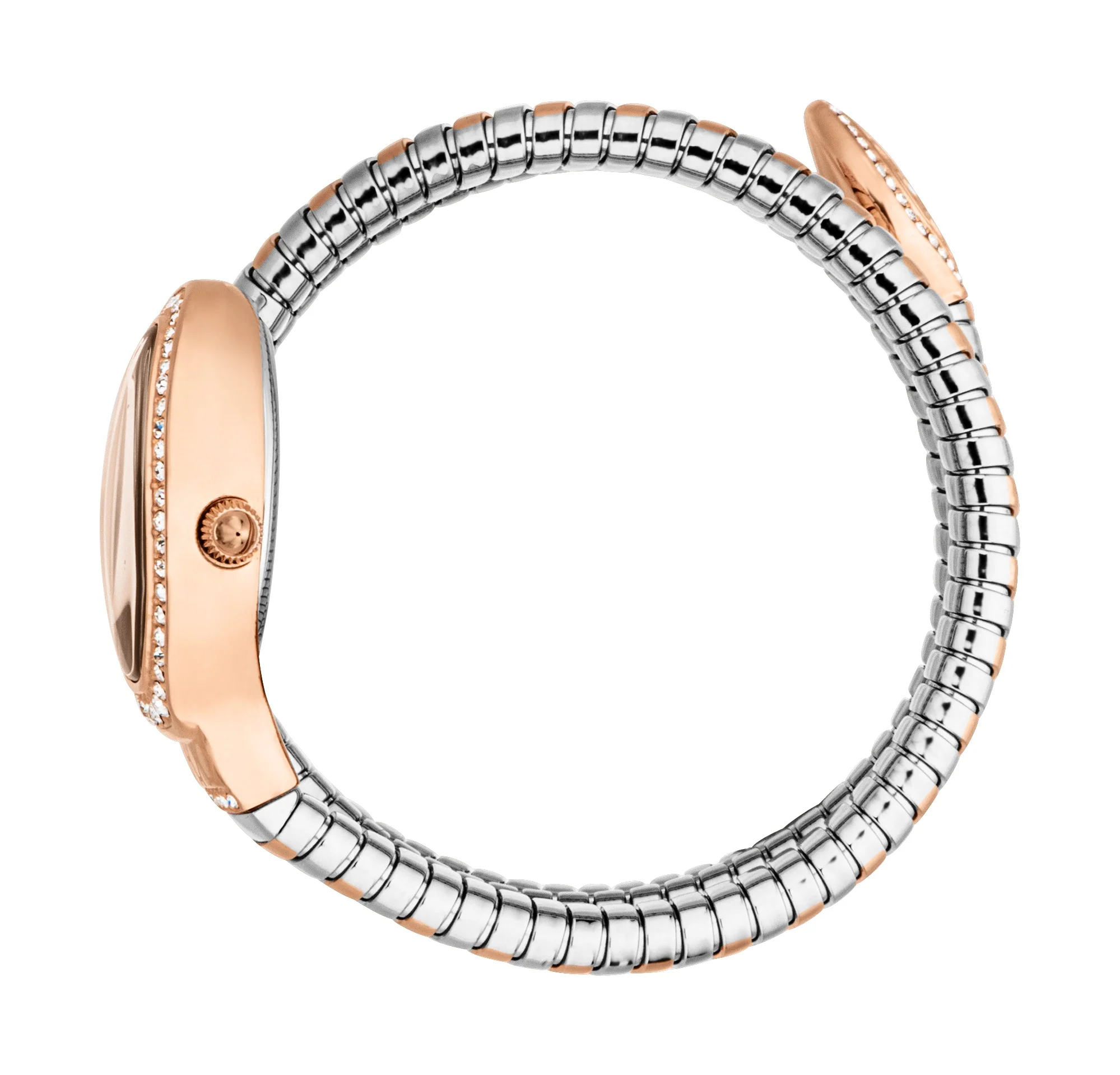 Carezza 22mm / Rose Gold / Silver and Rose Gold | Rose Gold Dial - Image 3