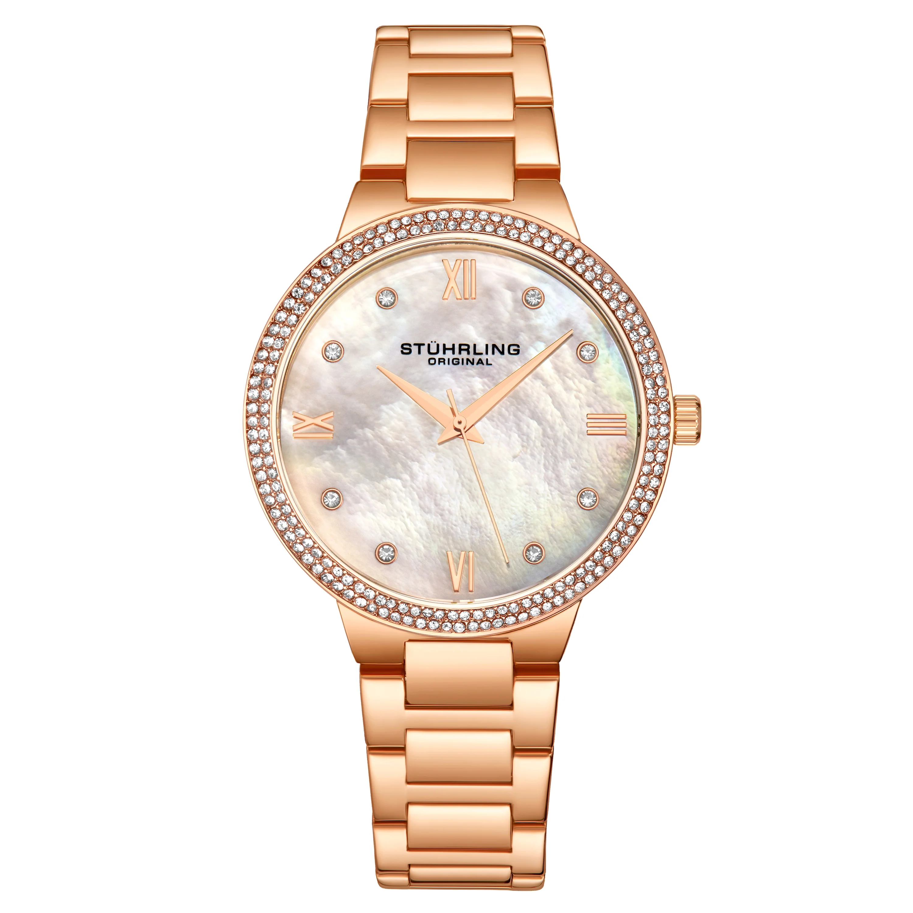 Carrara Quartz Classic Rose/Stainless | Silver Dial