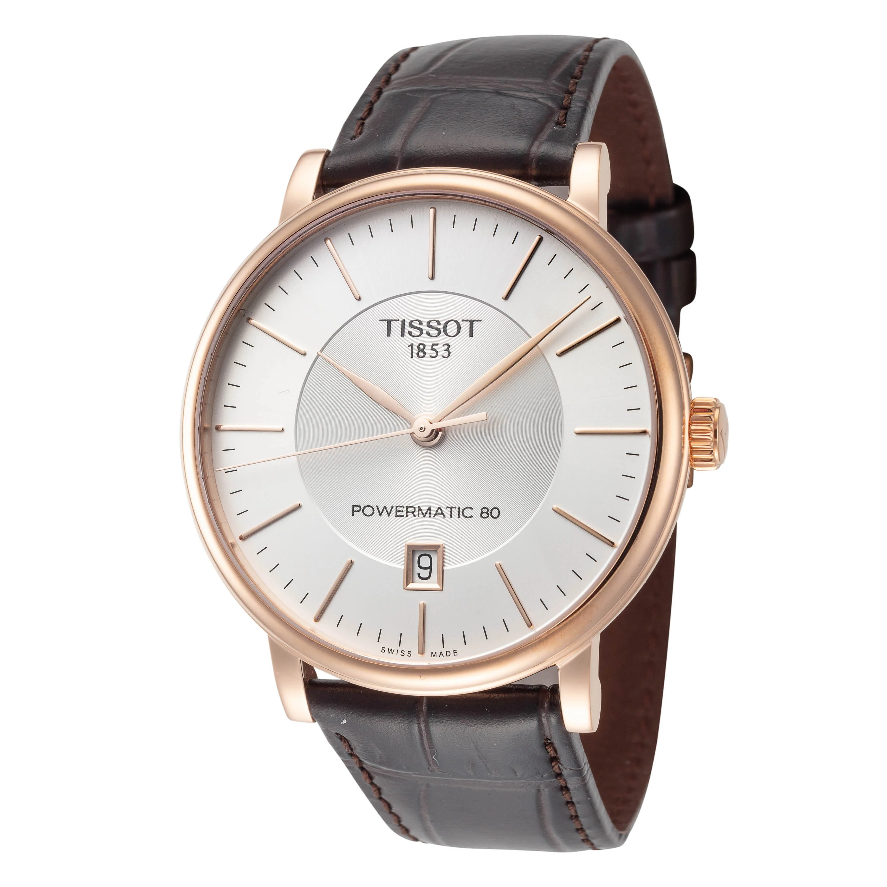 Carson 40mm / Silver / Brown Silver Dial