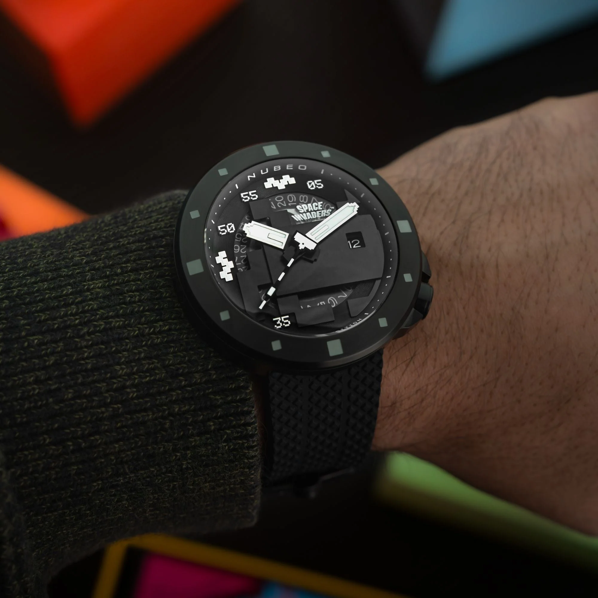 Cassini Automatic Space Invaders Limited Edition Black / Black | Black Dial - Image 2