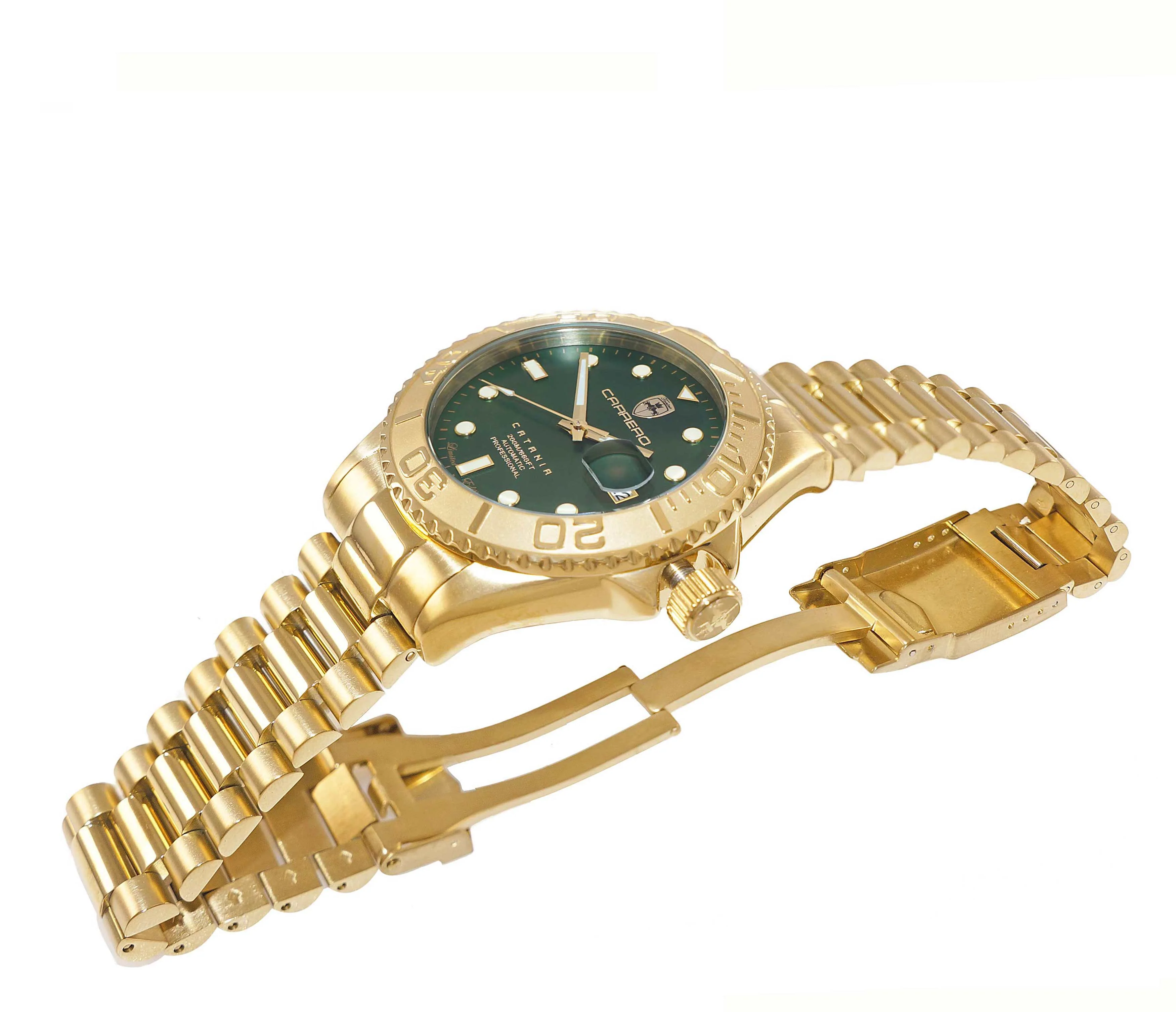 Catania MOP Goldtone-Green | Gold Dial - Image 2