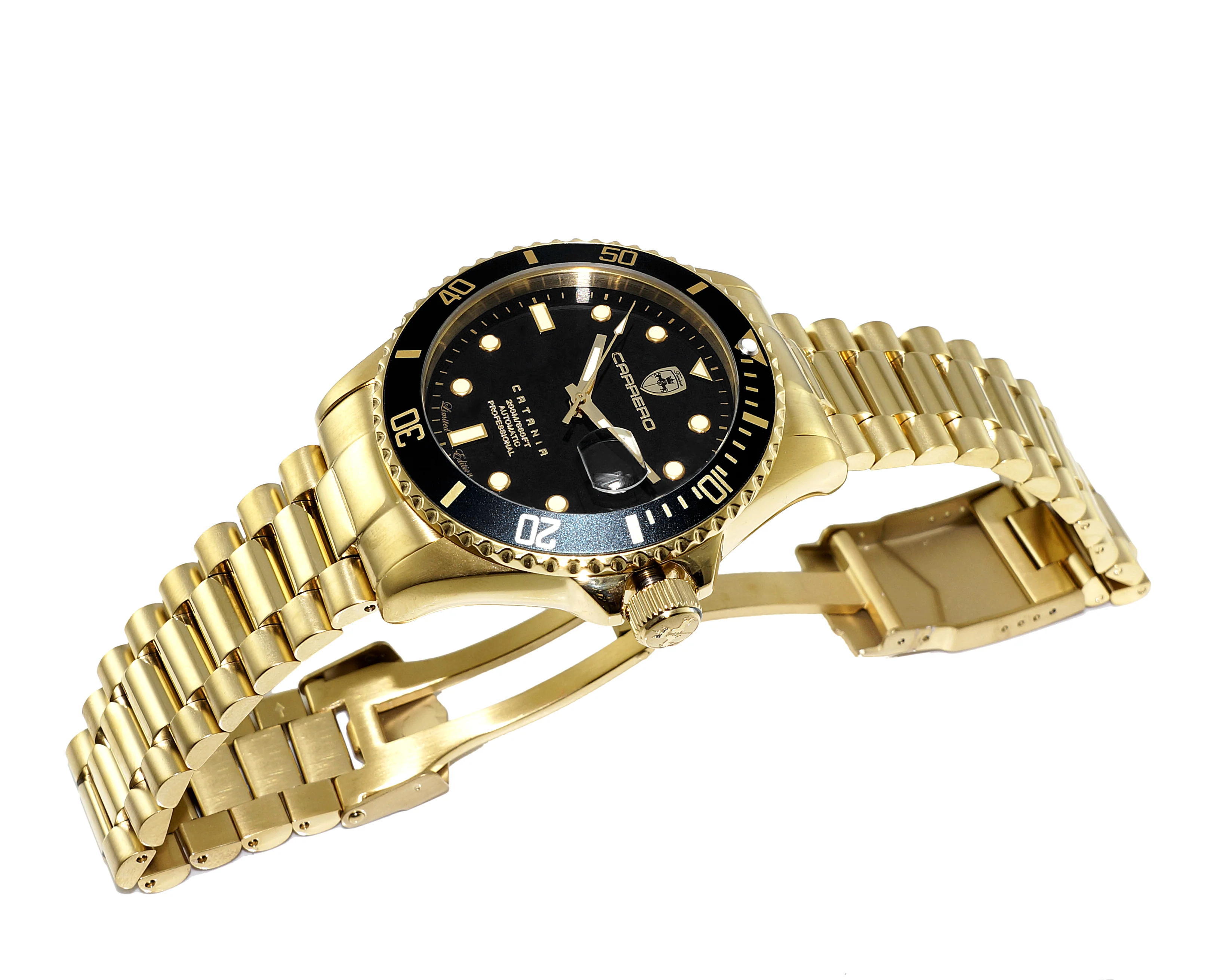 CATANIA -PD GOLD TONE/BLACK | Black Dial - Image 2
