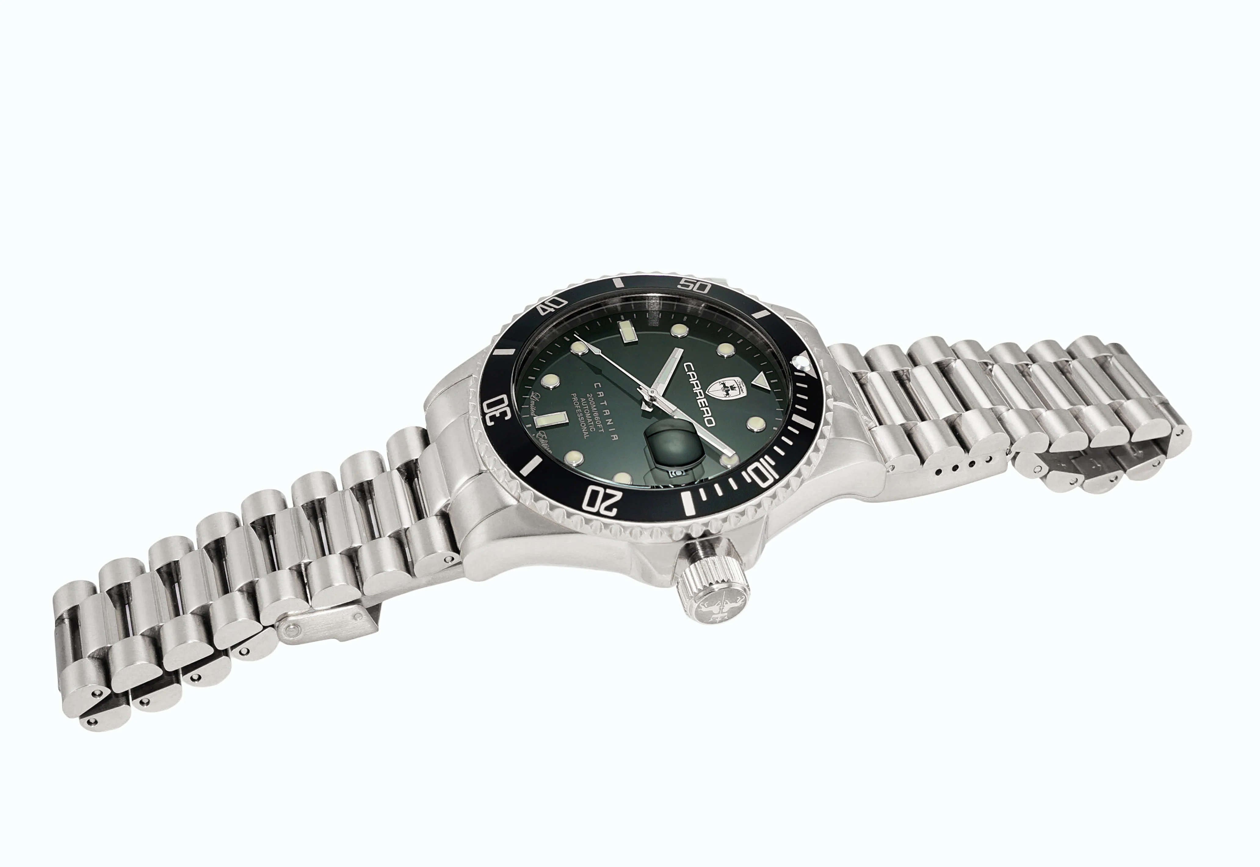 CATANIA -PD SILVER TONE/BLACK | Black Dial Dial - Image 2