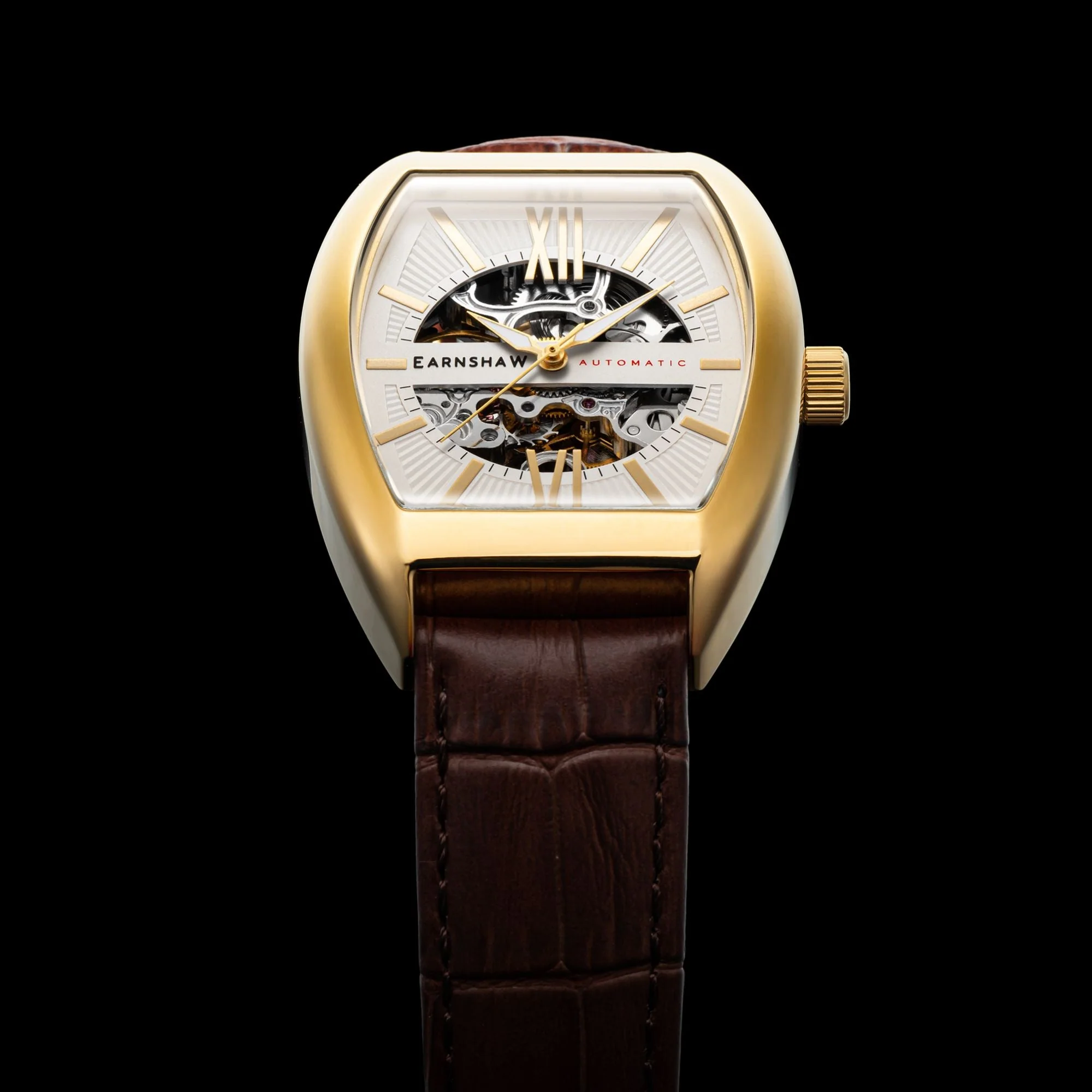 Catton Skeleton Automatic White / Genuine Leather | White Dial - Image 2