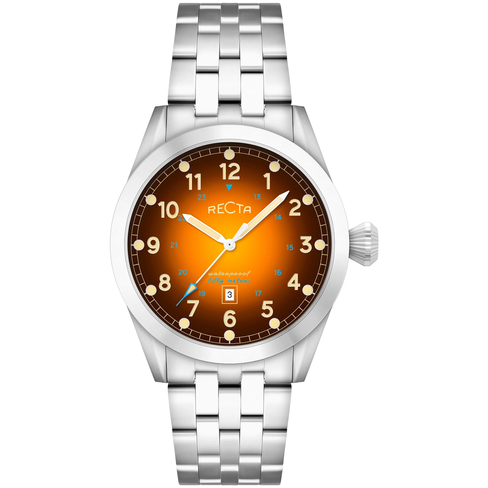 Cavalier Japan Quartz Orange / Stainless Steel | Dial