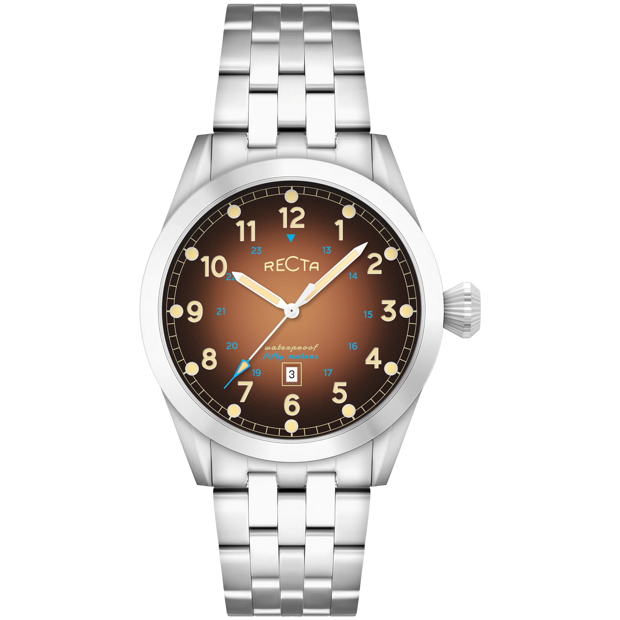 Cavalier Japan Quartz Brown / Stainless Steel | Dial