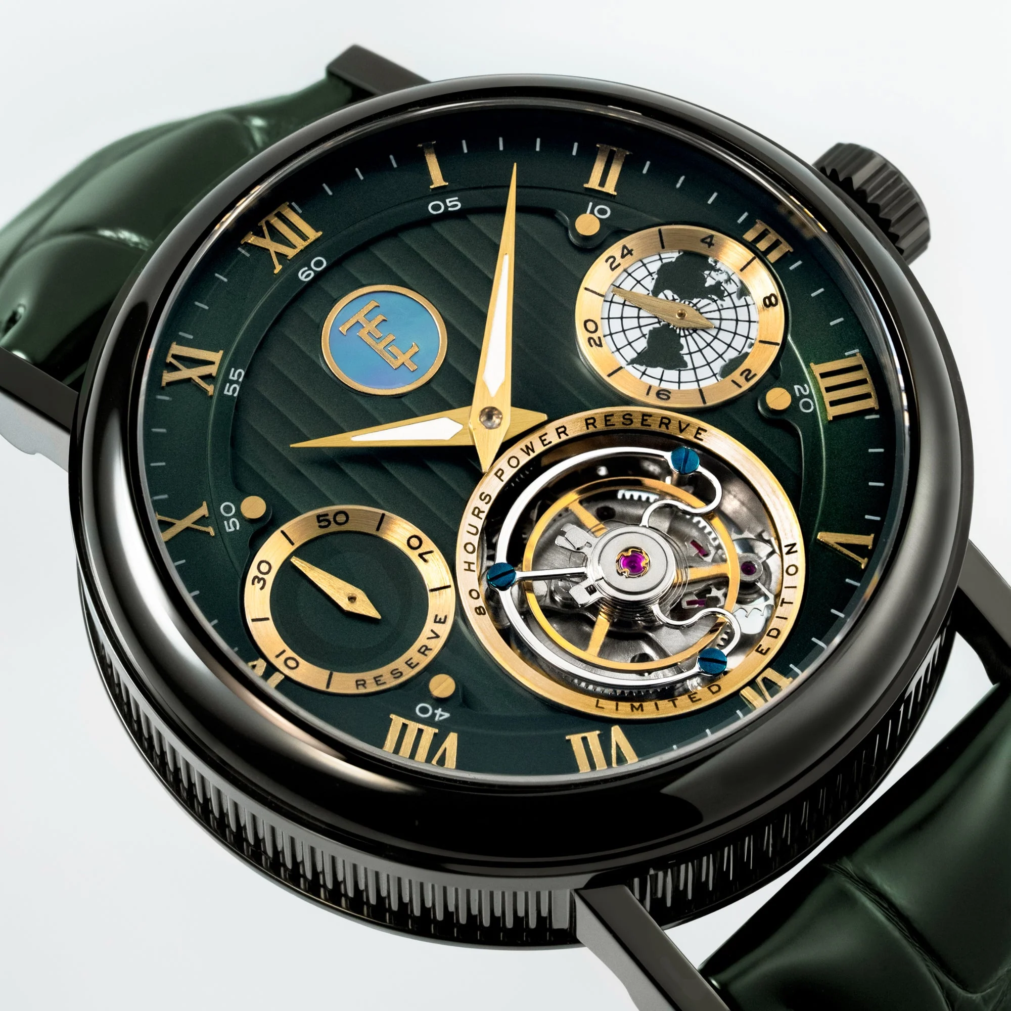 Celestial Halley Tourbillon Limited Edition Green / Leather | Green Dial - Image 3