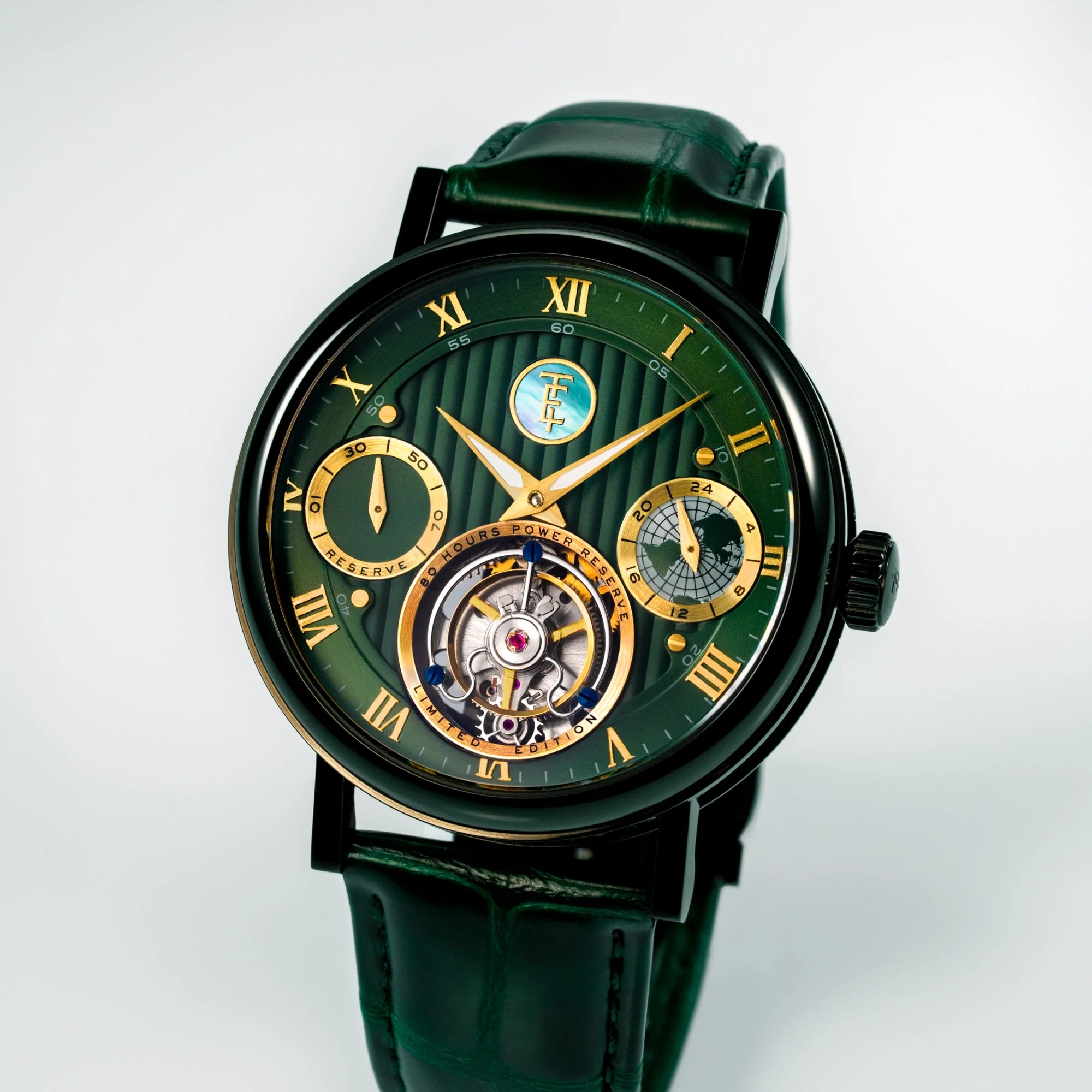 Celestial Halley Tourbillon Limited Edition Green / Leather | Green Dial - Image 4