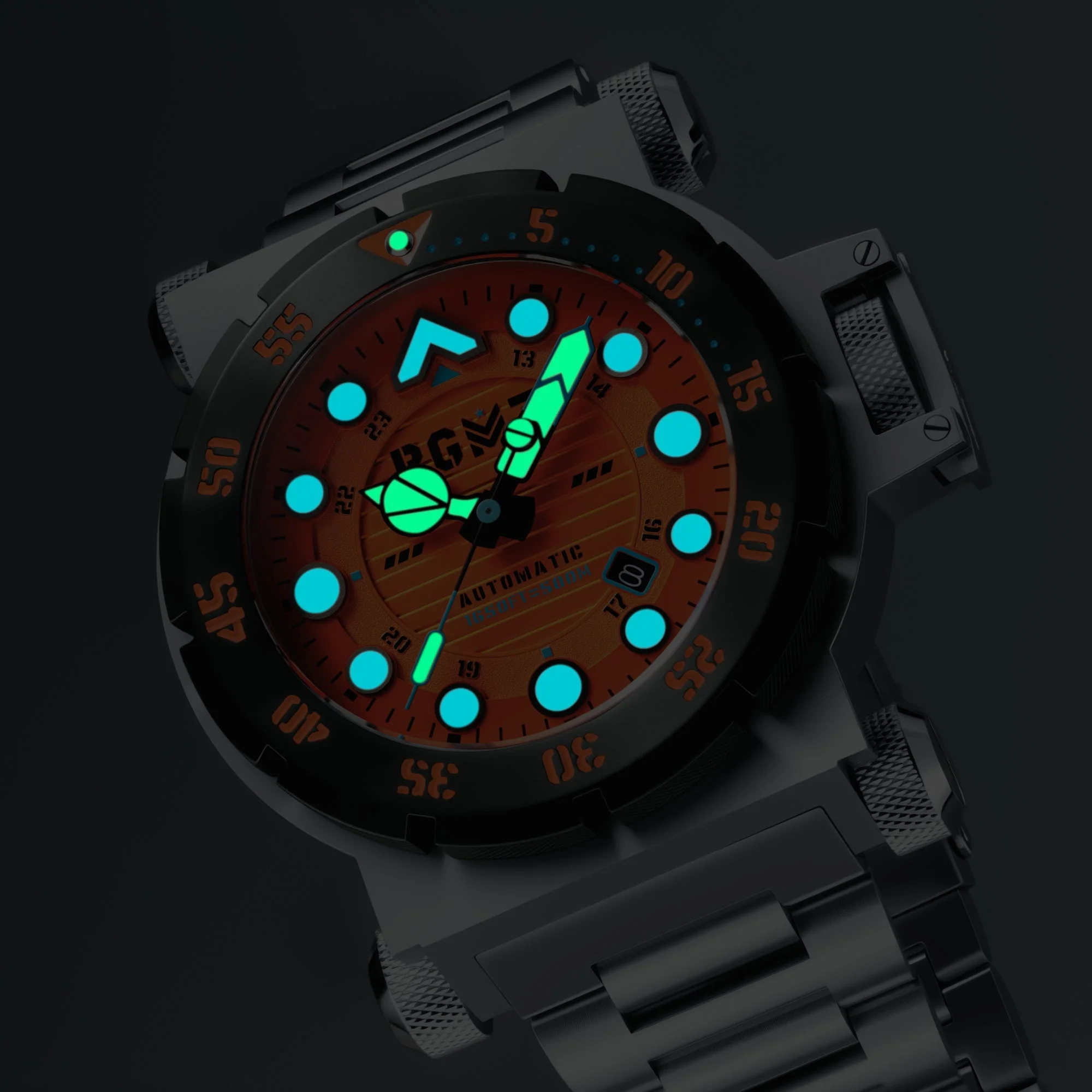 Centurion Automatic Orange  / Stainless Steel | Orange Dial - Image 3