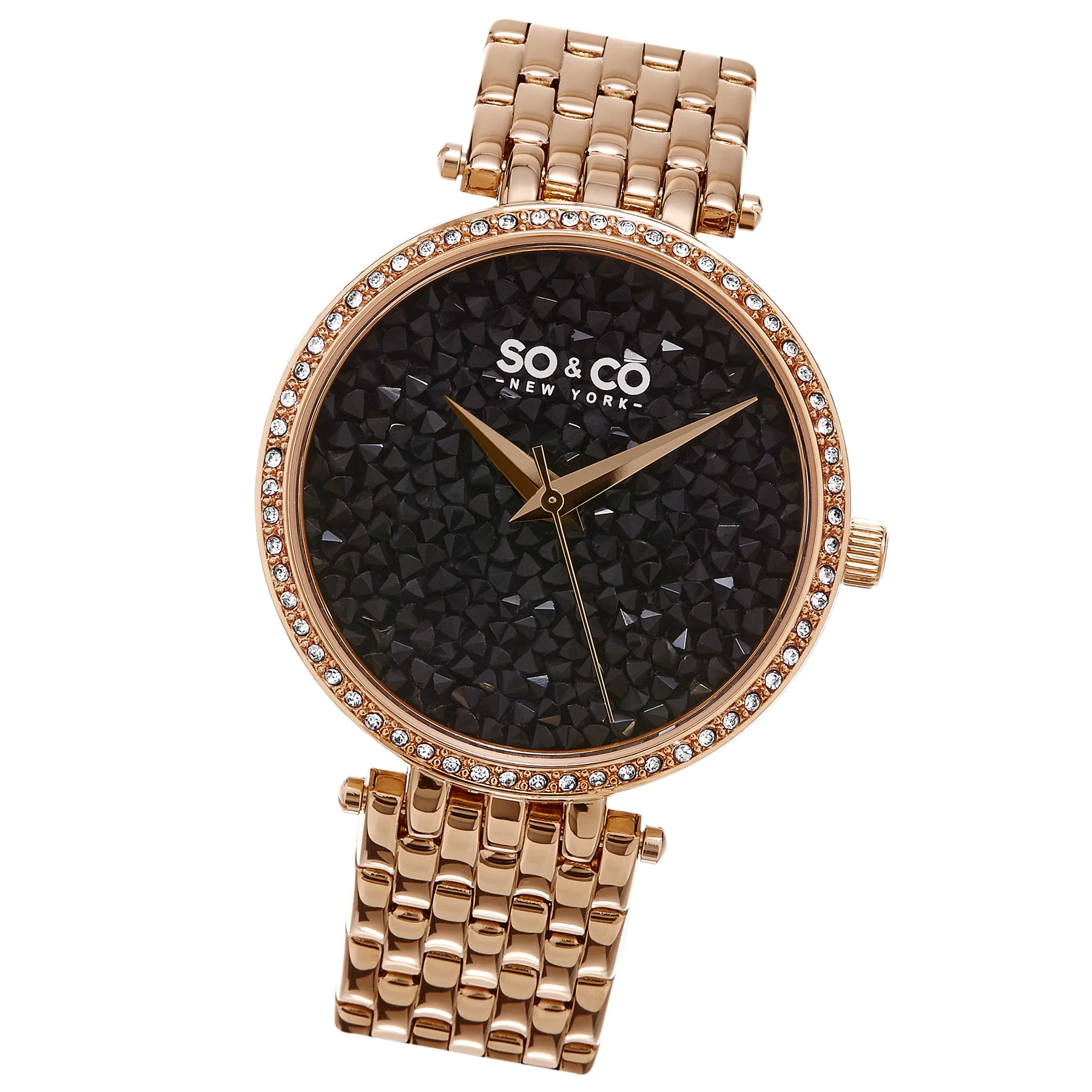 Chelsea-5080.4 Rose Gold/Stainless Steel | Black Dial - Image 2