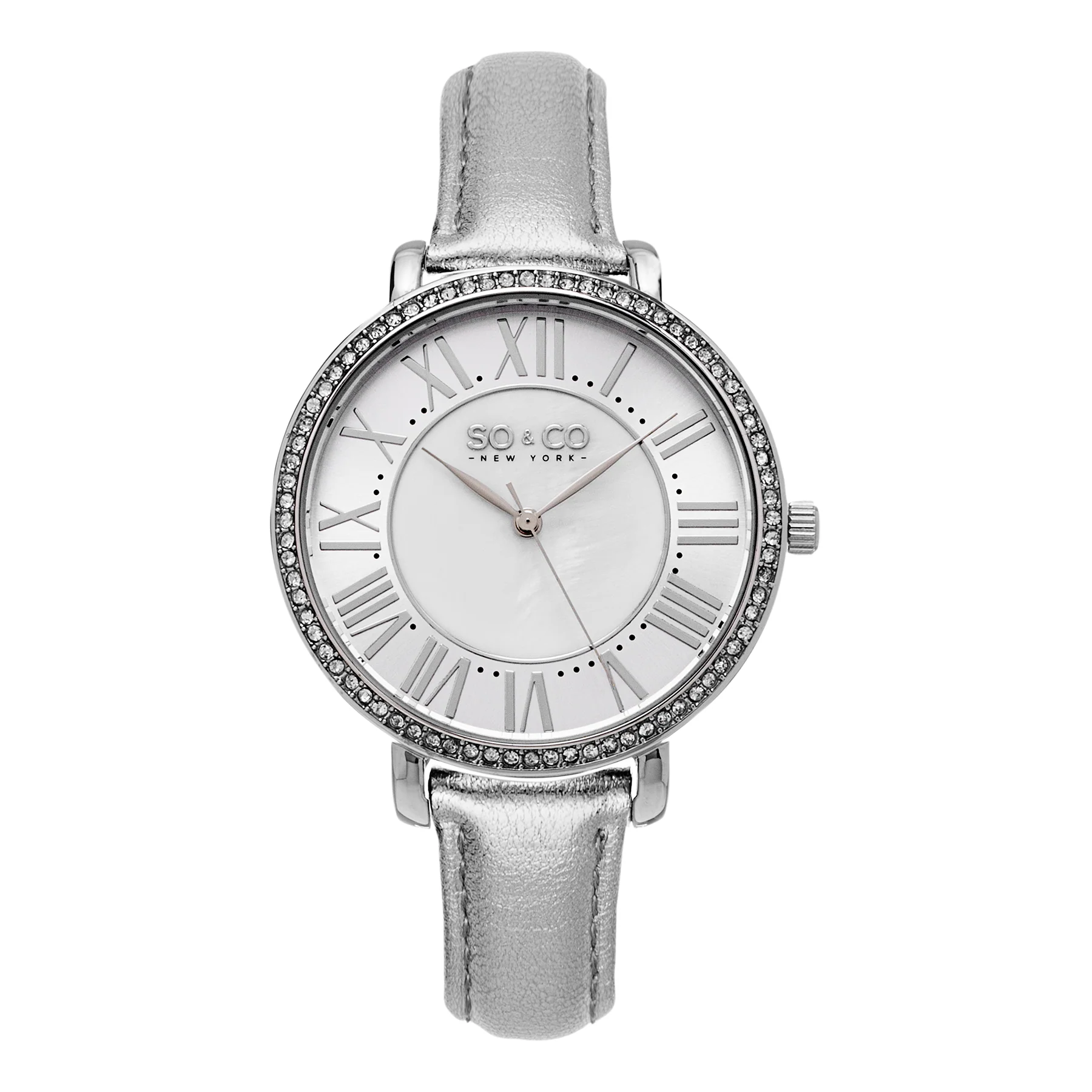 Chelsea 5090 Silver White Mother of Pearl Dial