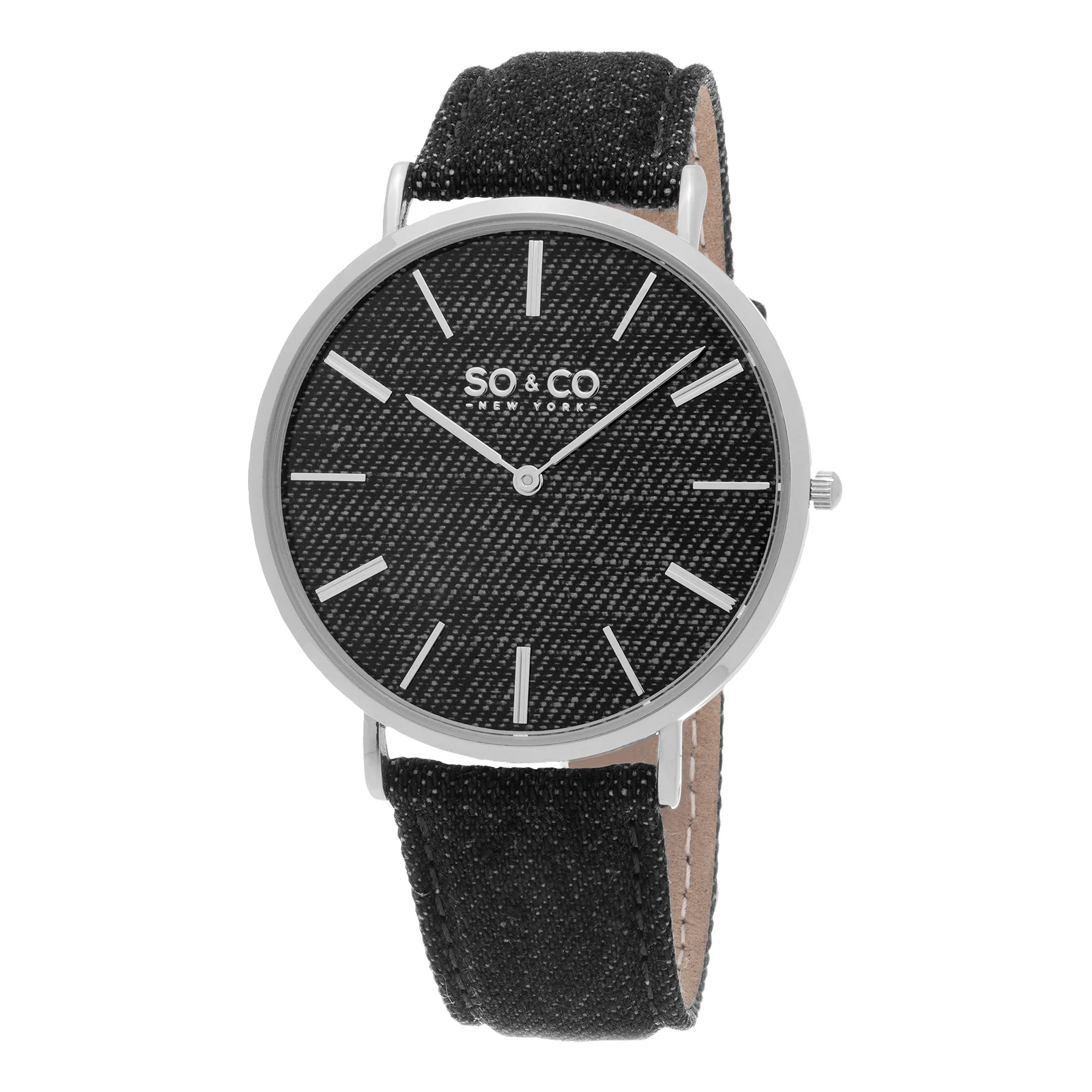 Chelsea 5103 Black Denim | Black Dial - Image 3