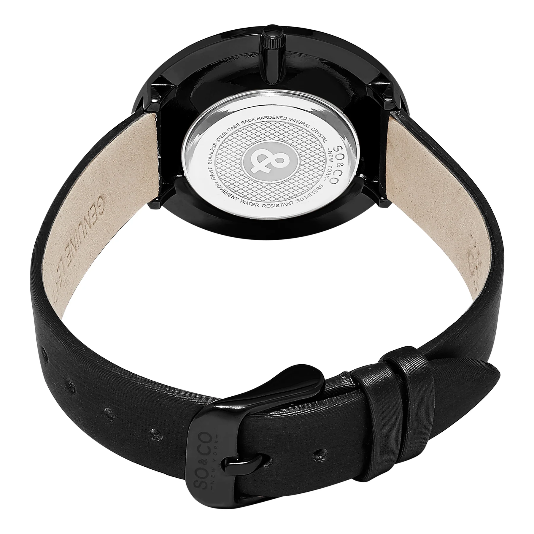 Chelsea 5275.4 Black/Leather | Green Dial - Image 3