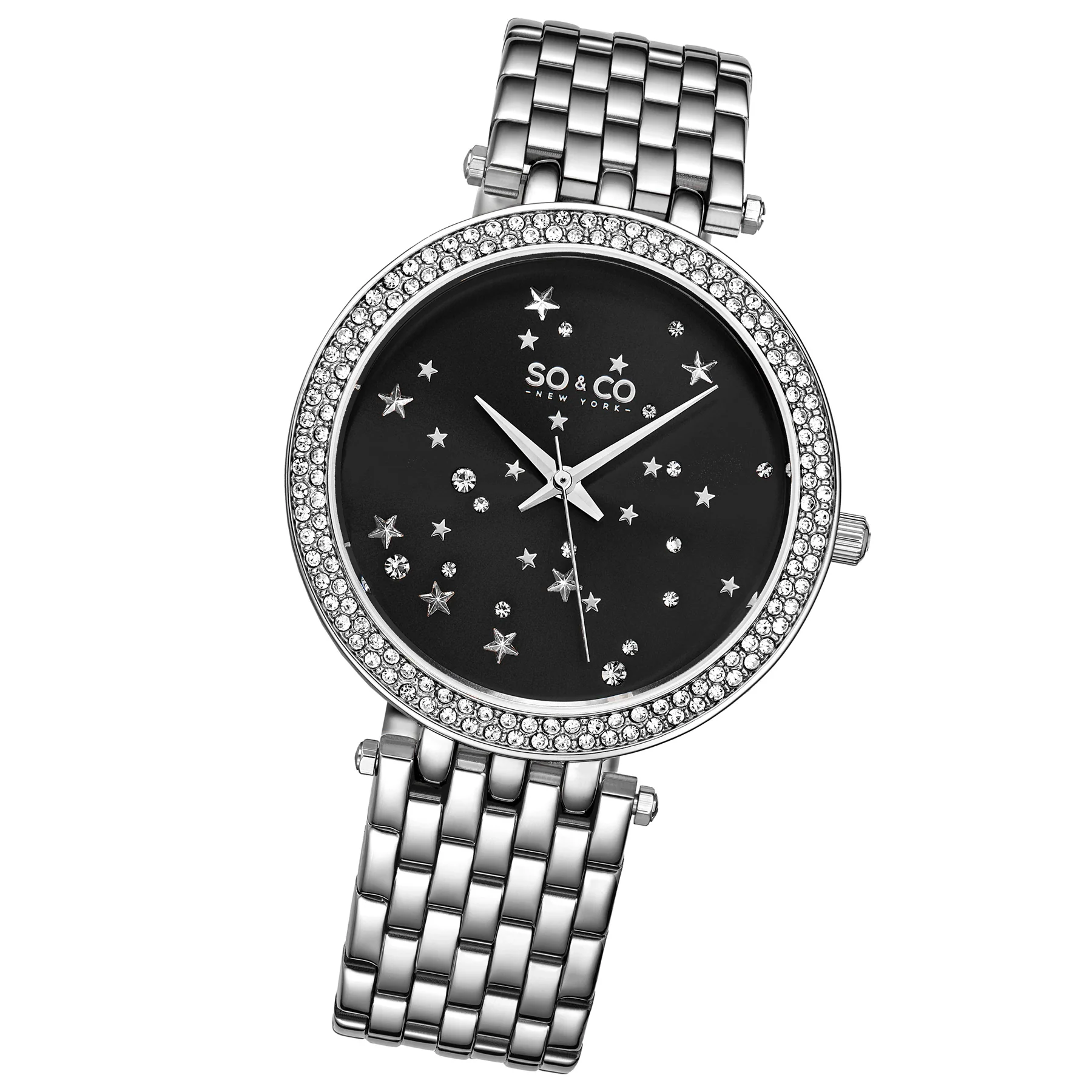 Chelsea-5576.1 Silver/Stainless Steel | Black Dial - Image 2