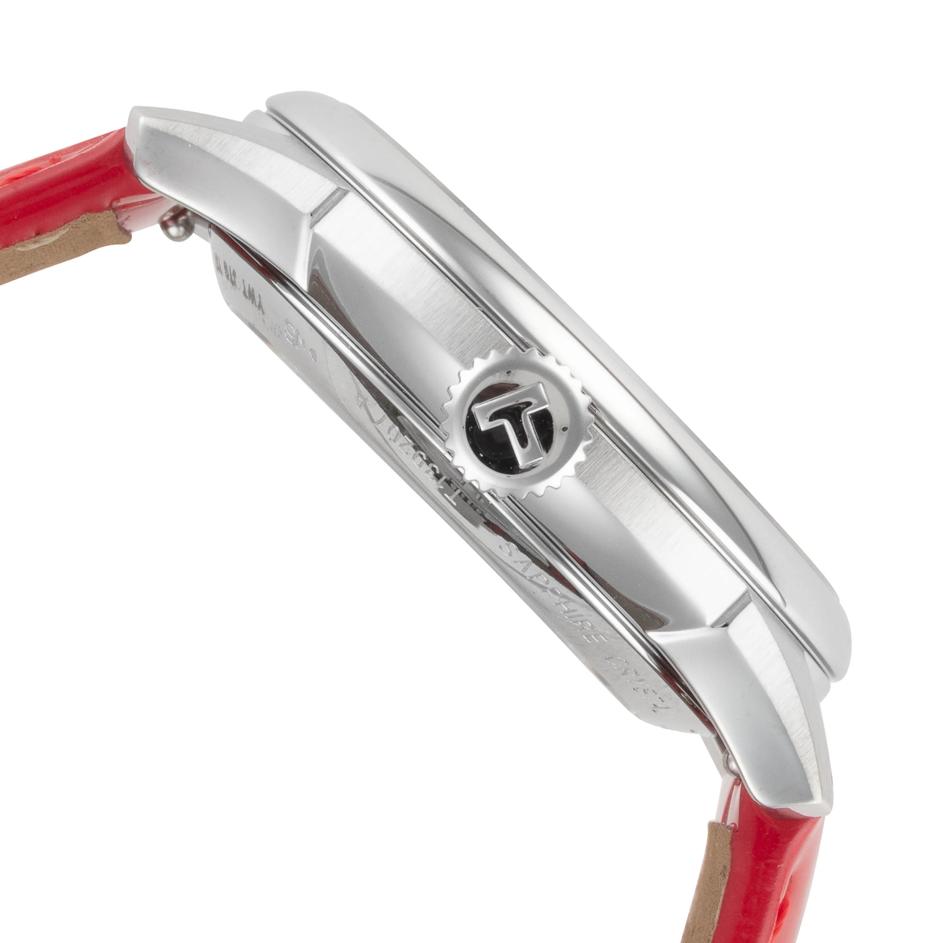 CHEMIN DES TOURELLES 34mm / Silver / Red | Silver Dial - Image 2