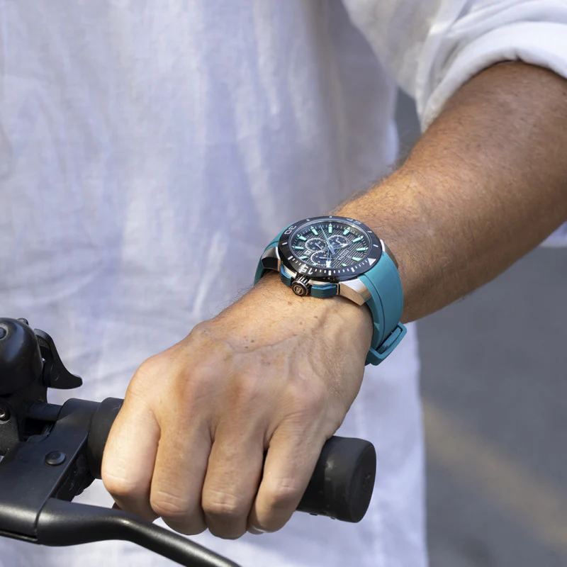 Chrono Bike Black / Rubber Black Dial - Image 3