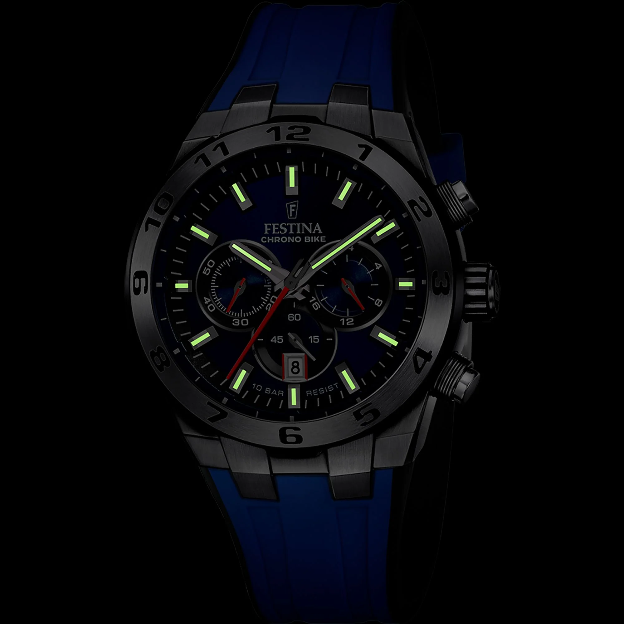 Chrono Bike Blue / Silicone Blue Dial - Image 3