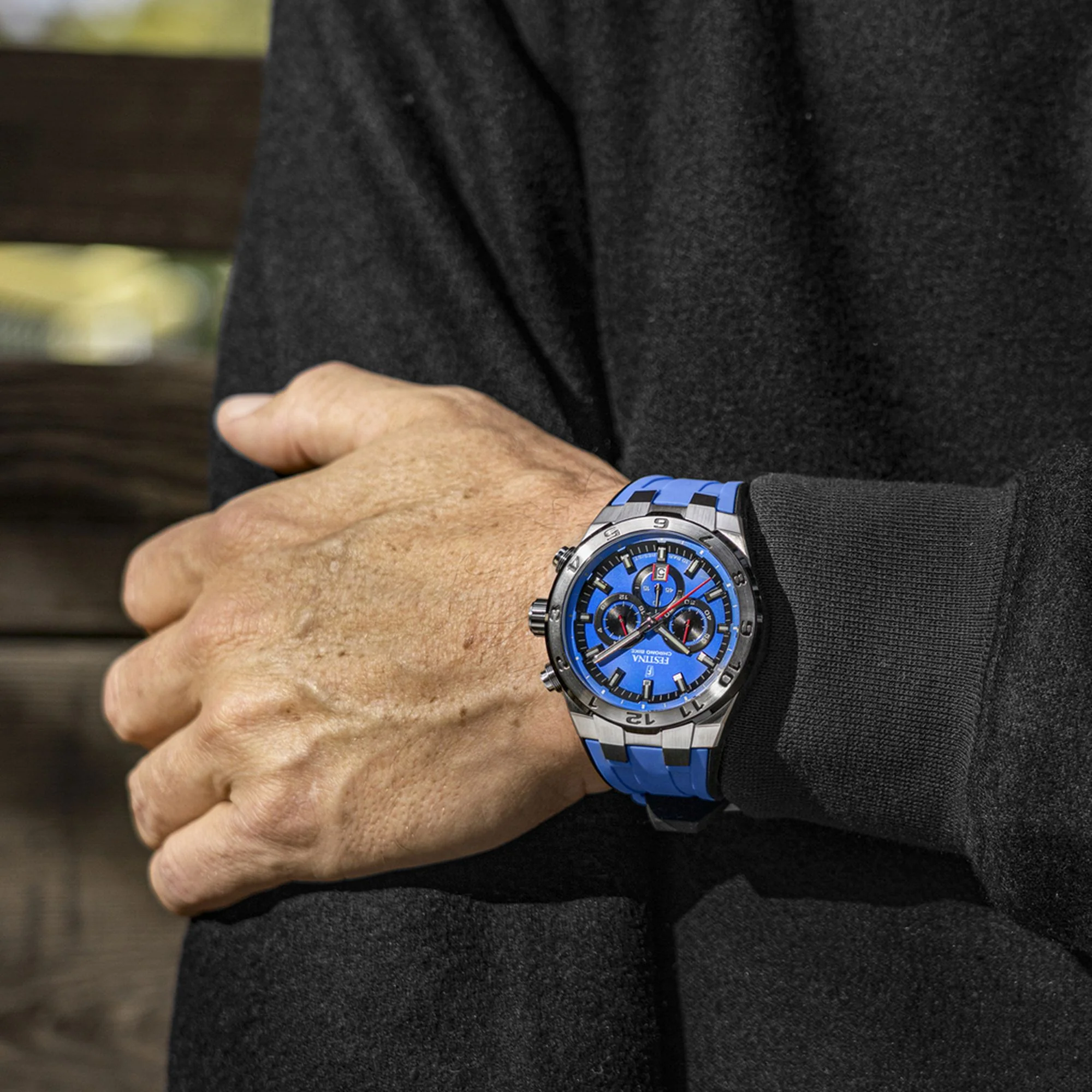 Chrono Bike Blue / Silicone Blue Dial - Image 4
